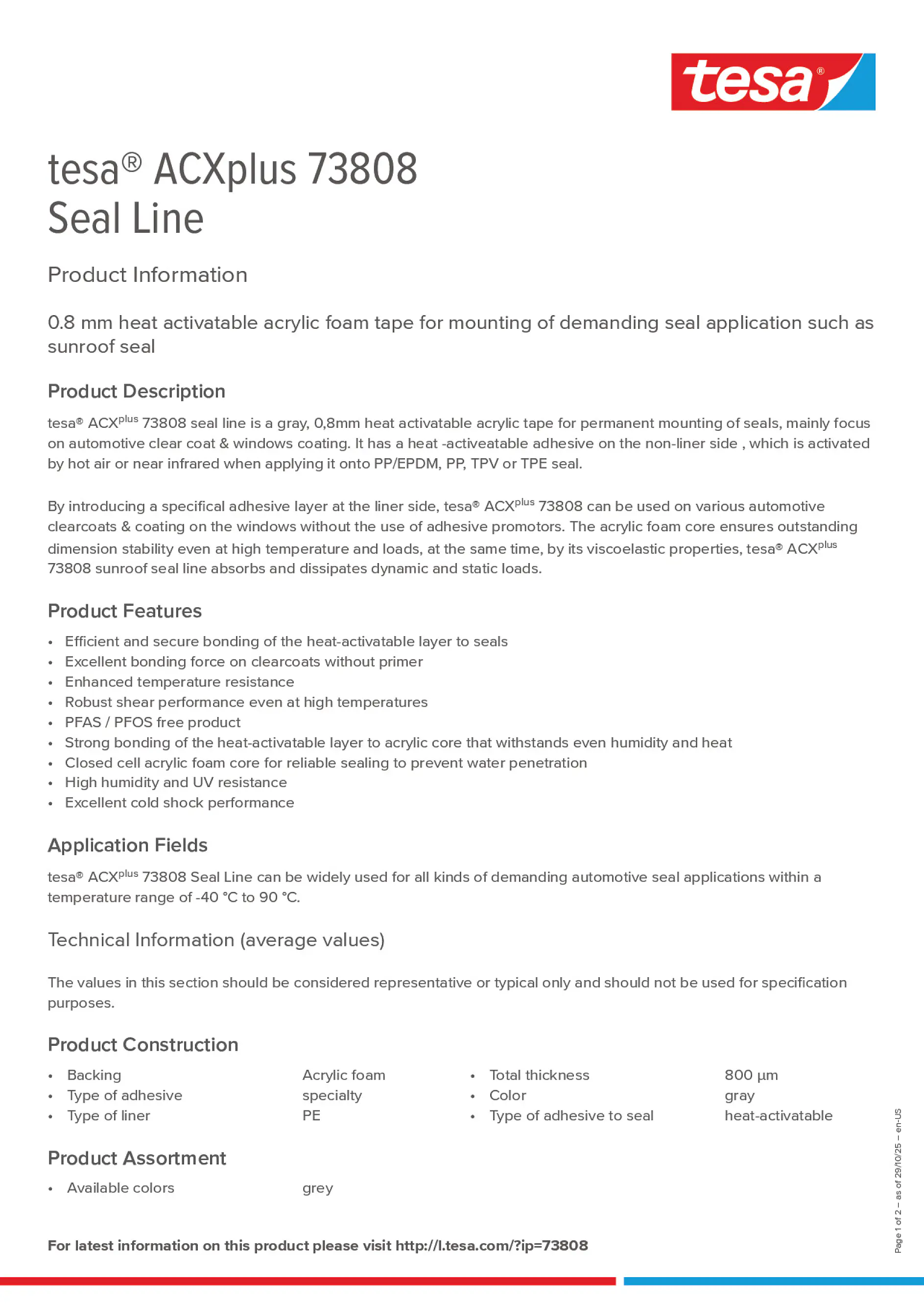 Product information_tesa® ACXplus 73808_en
