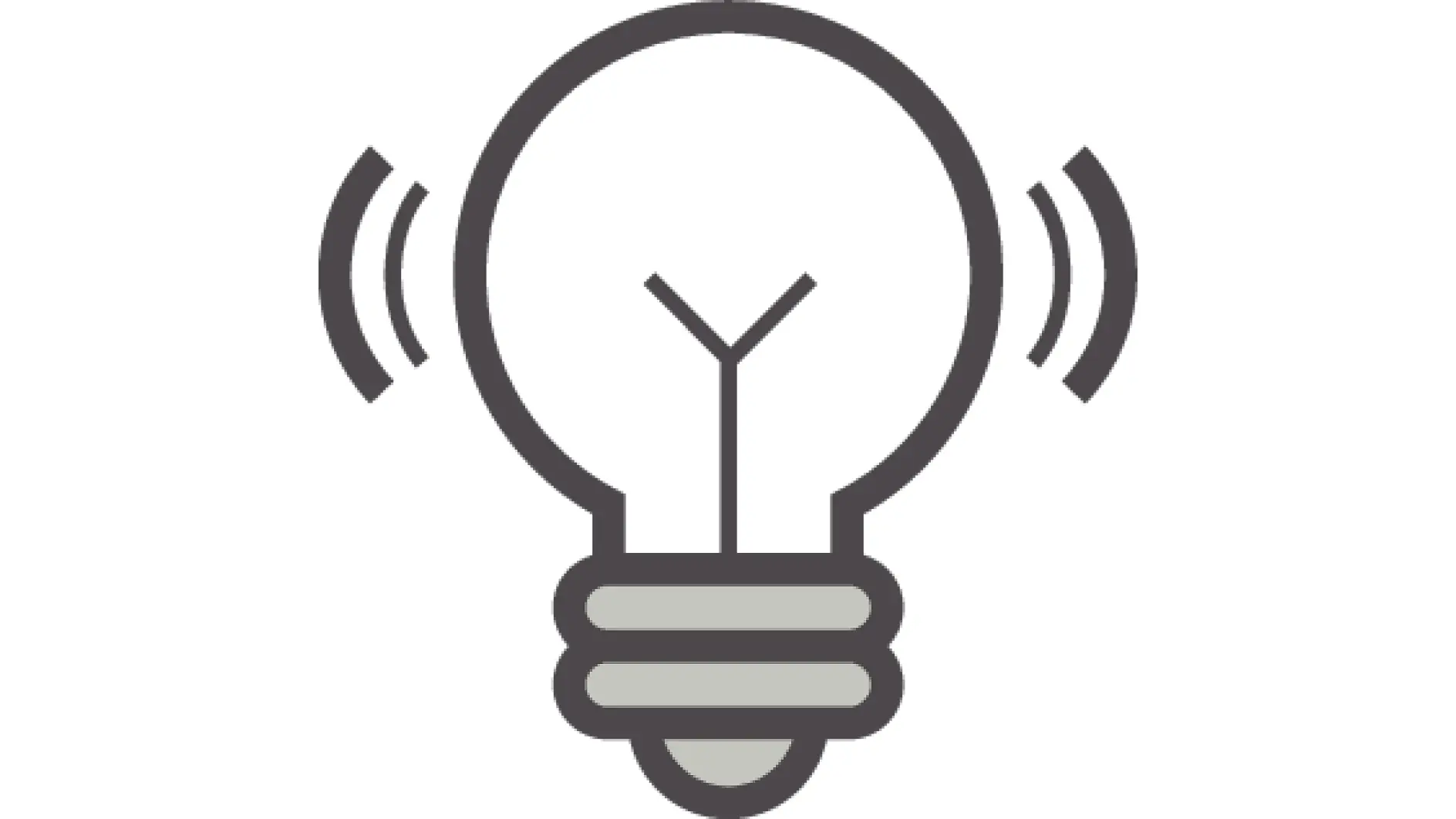 シンプルなモノクロデザインで、アイデアやコミュニケーションを象徴する、音波を発する電球アイコン付きのtesaロゴ (This text has been generated by AI)
