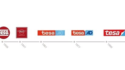 tesa 로고 개발 1936년부터 현재까지 tesa 로고 개발 1936년부터 현재까지
