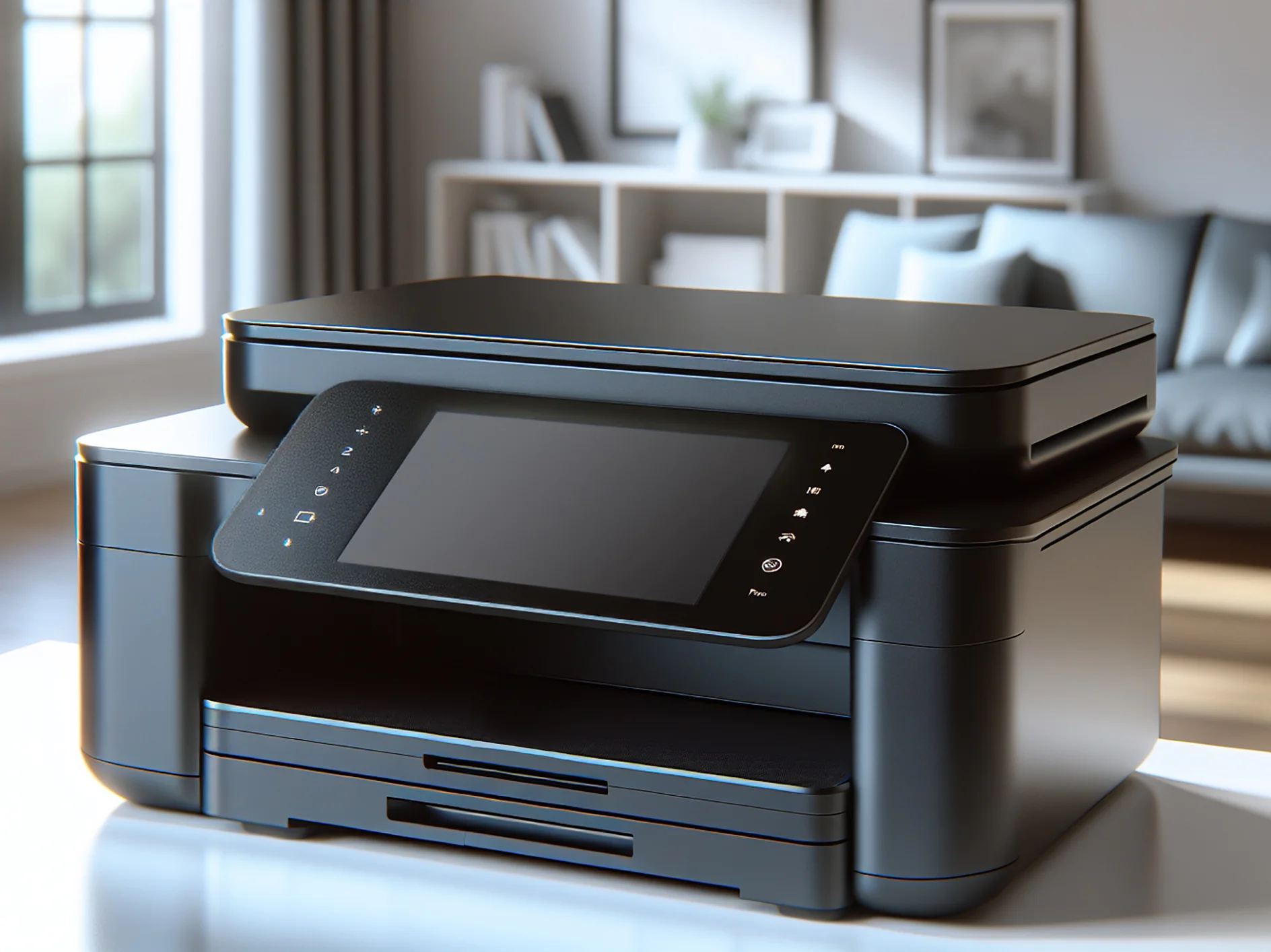 Black copier printer home office