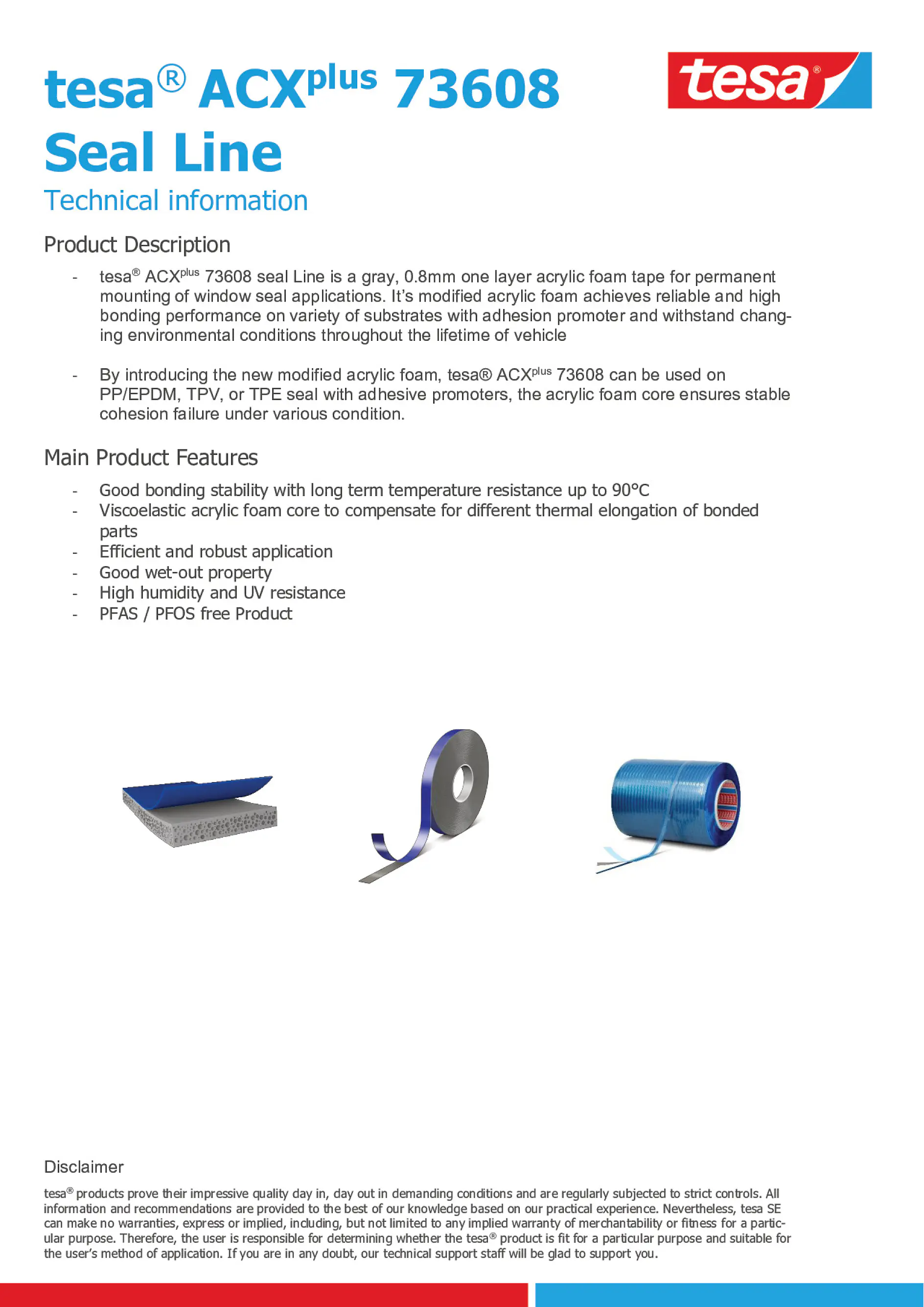 Window seal TI sheet