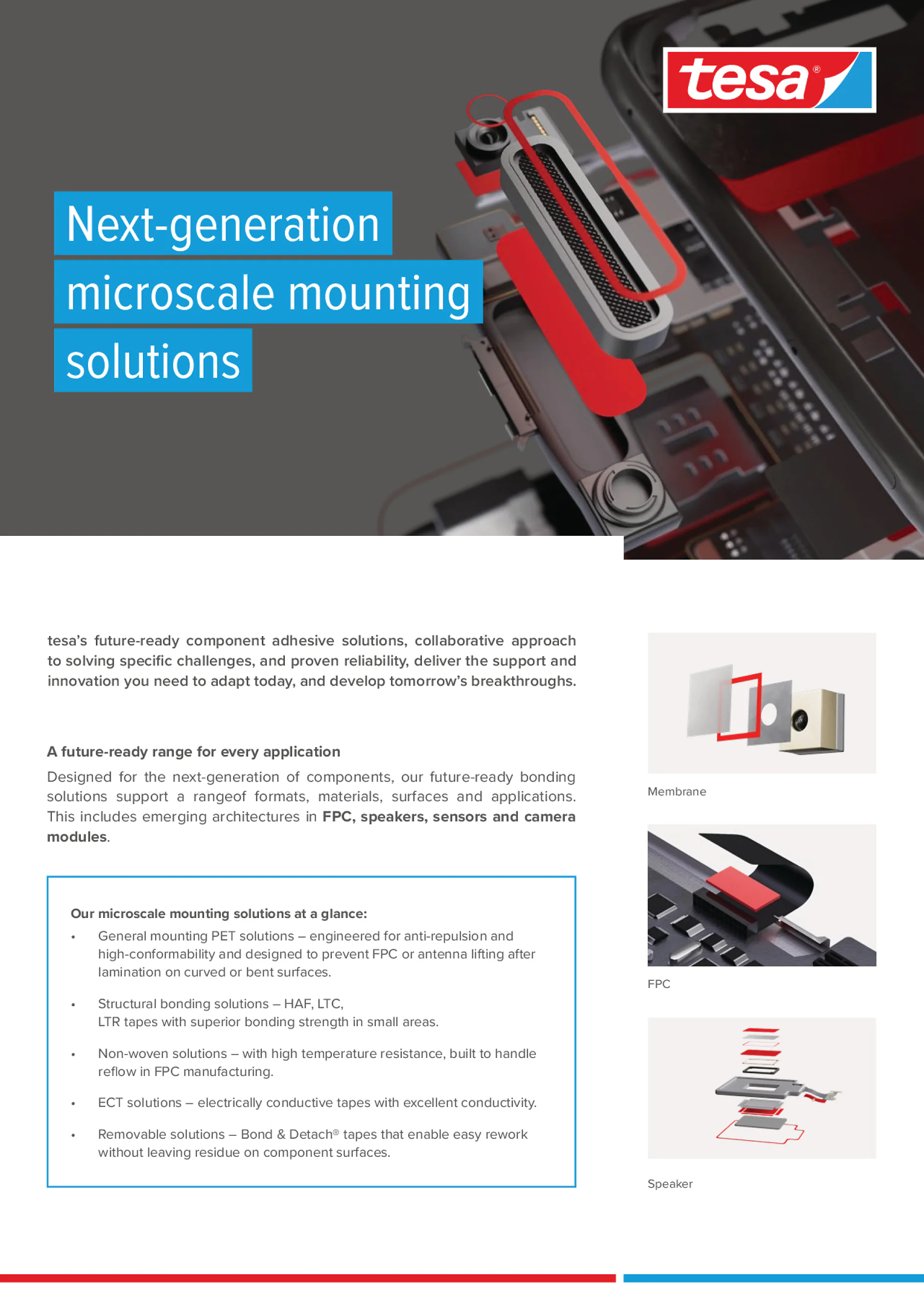 tesa Component solution 2-Page Flyer - online