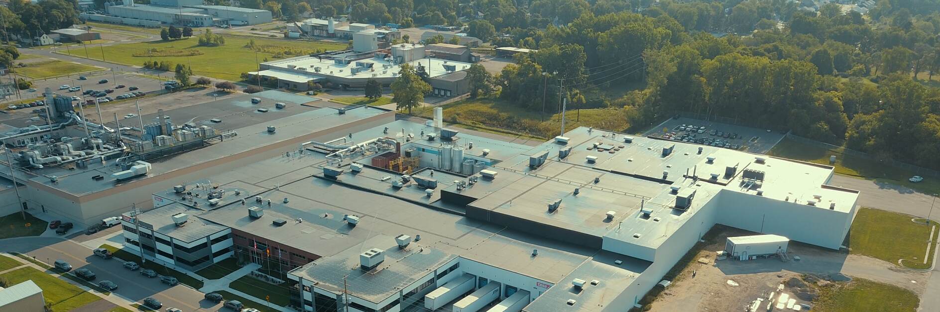Bendrovės tesa gamykla Spartoje, Mičigane, JAV