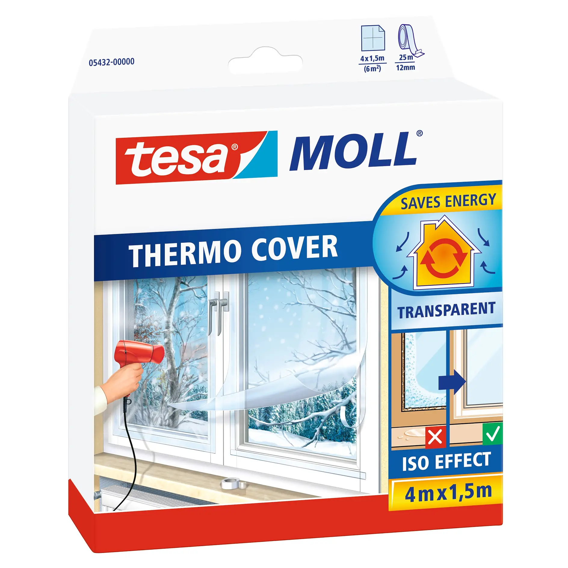 [en-en] tesamoll Thermo Cover, transparent, 4m x 1,5m