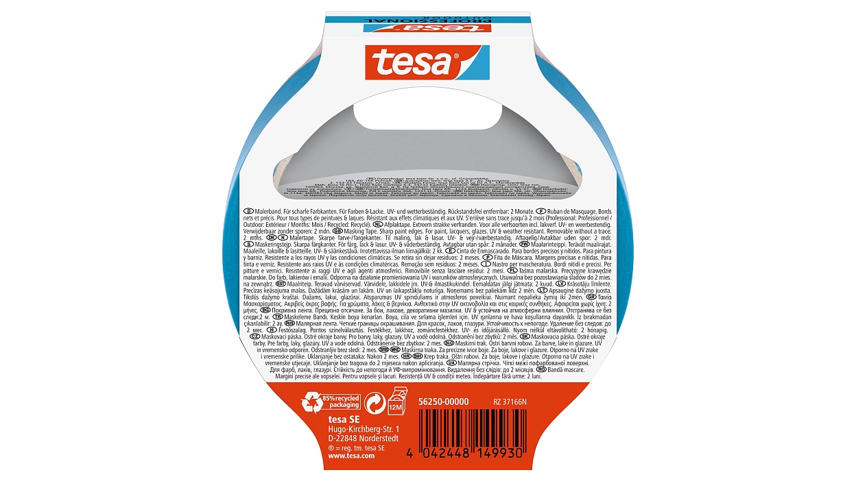 [en-en] tesa Masking&nbsp;Professional Outdoor, 25m x 25mm