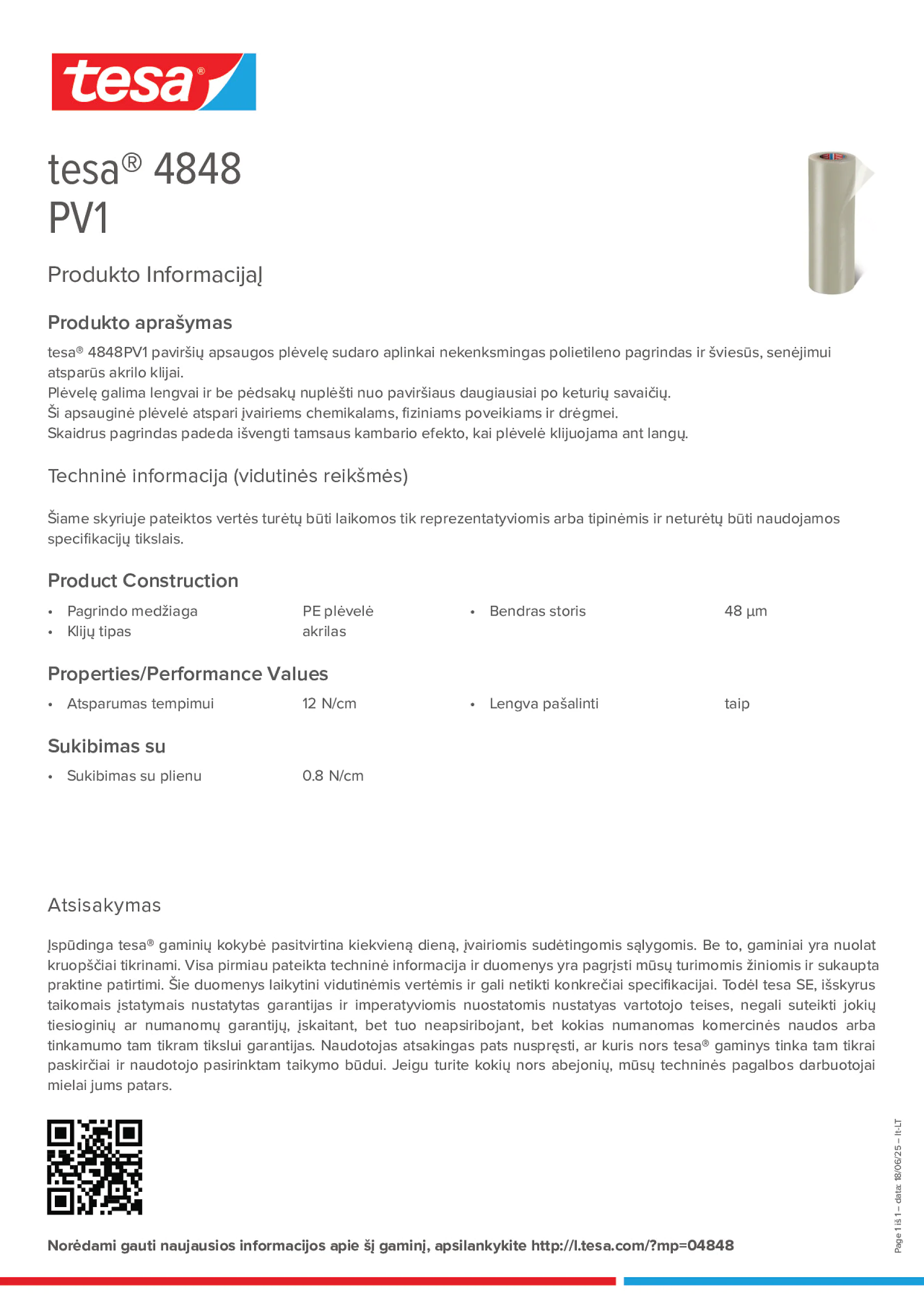 Product information_tesa® 4848_lt-LT