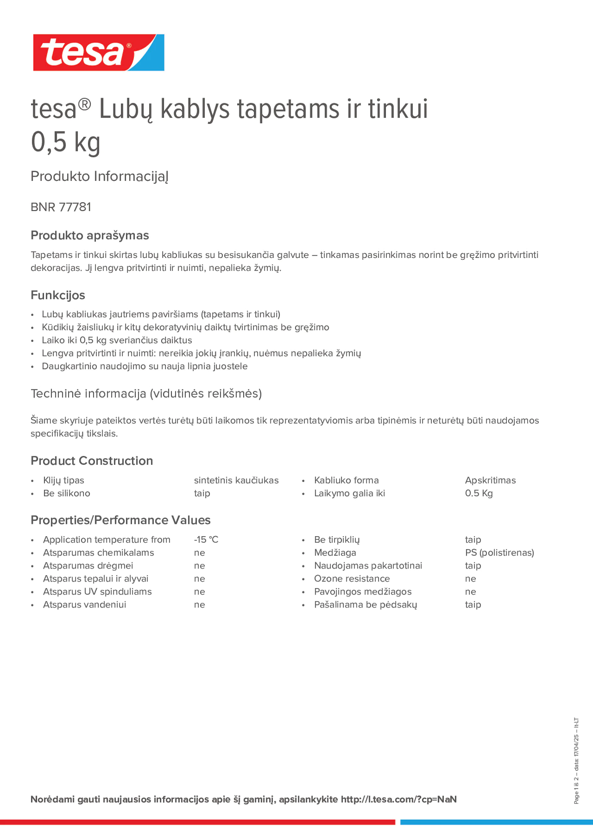 Product information_tesa® 77781_lt-LT