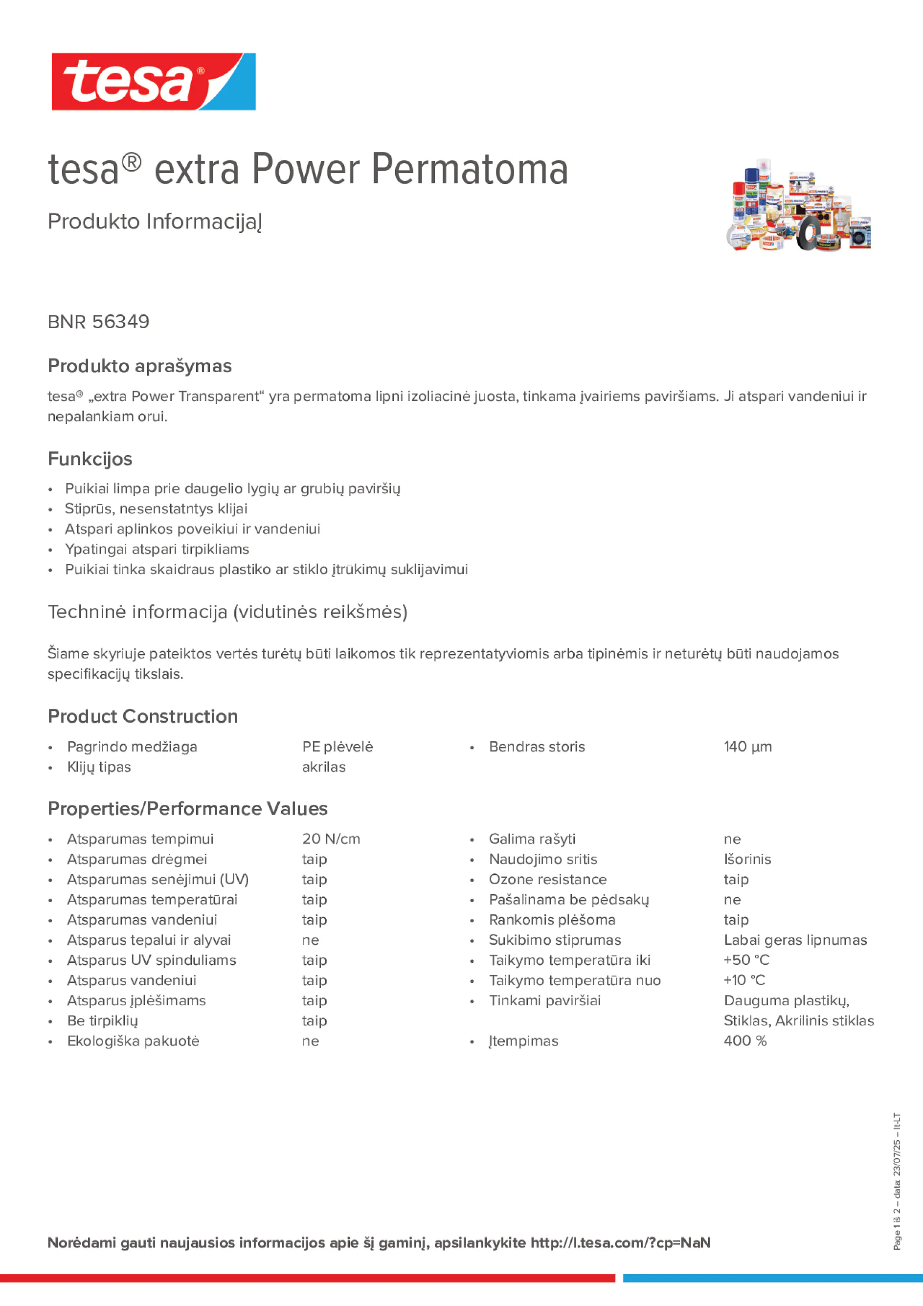 Product information_tesa® extra Power 56349_lt-LT