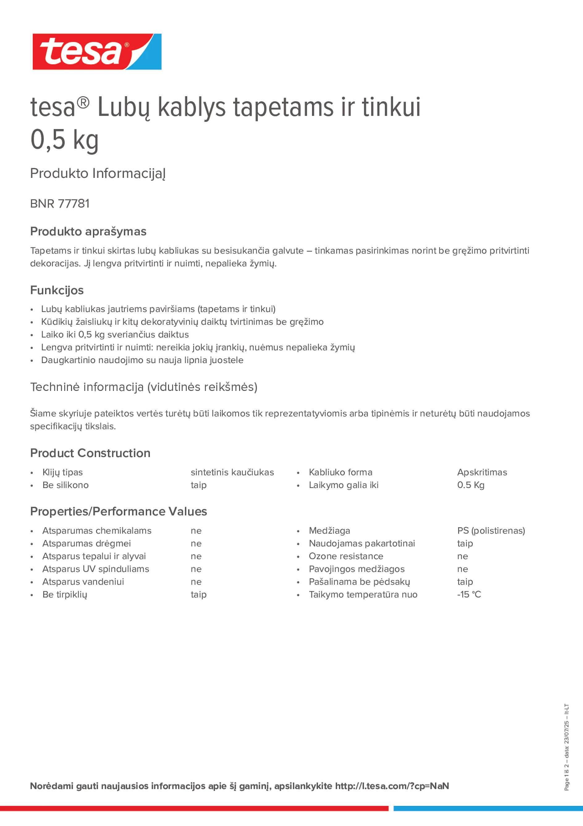 Product information_tesa® 77781_lt-LT