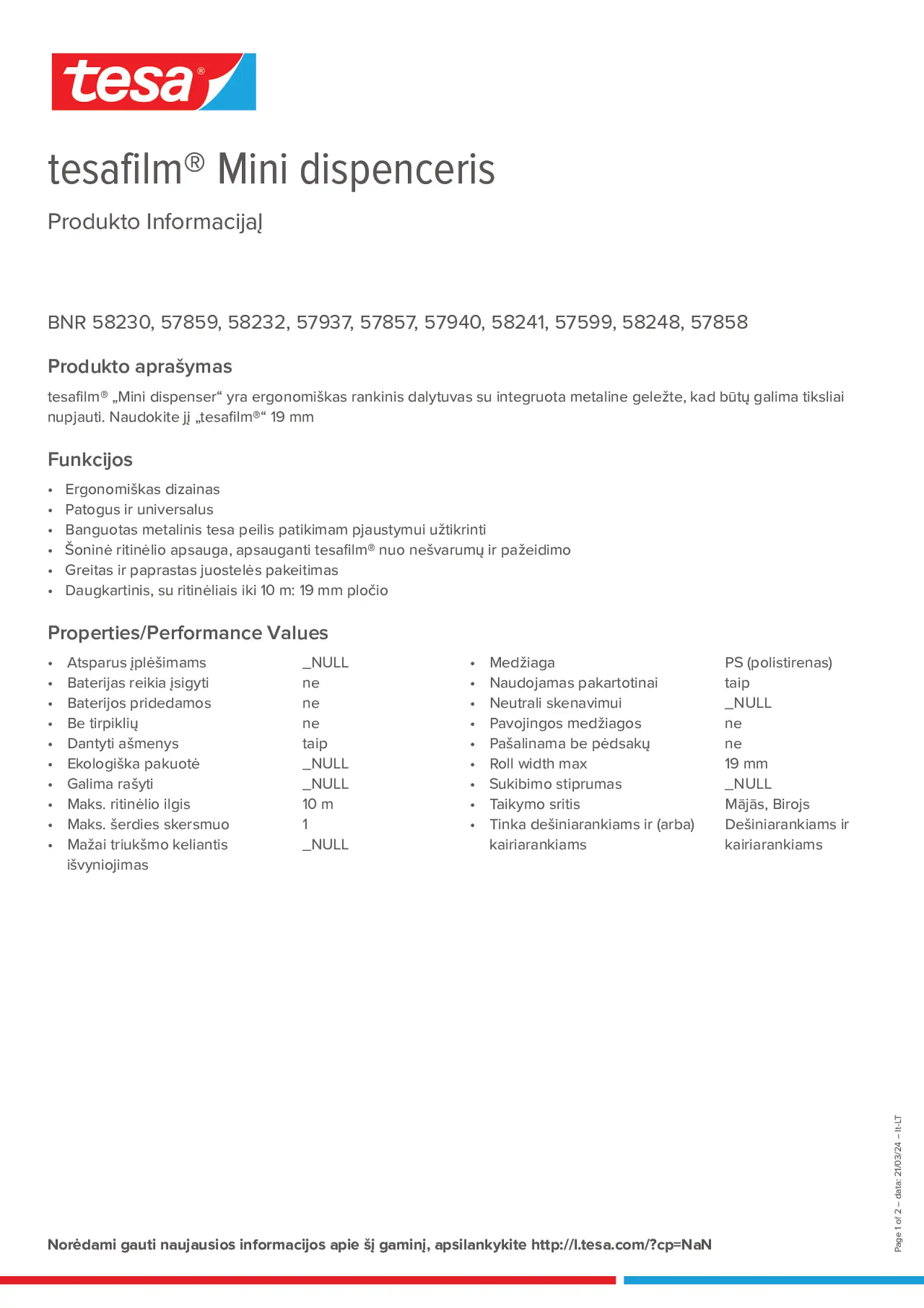 Product information_tesafilm® 57599_lt-LT