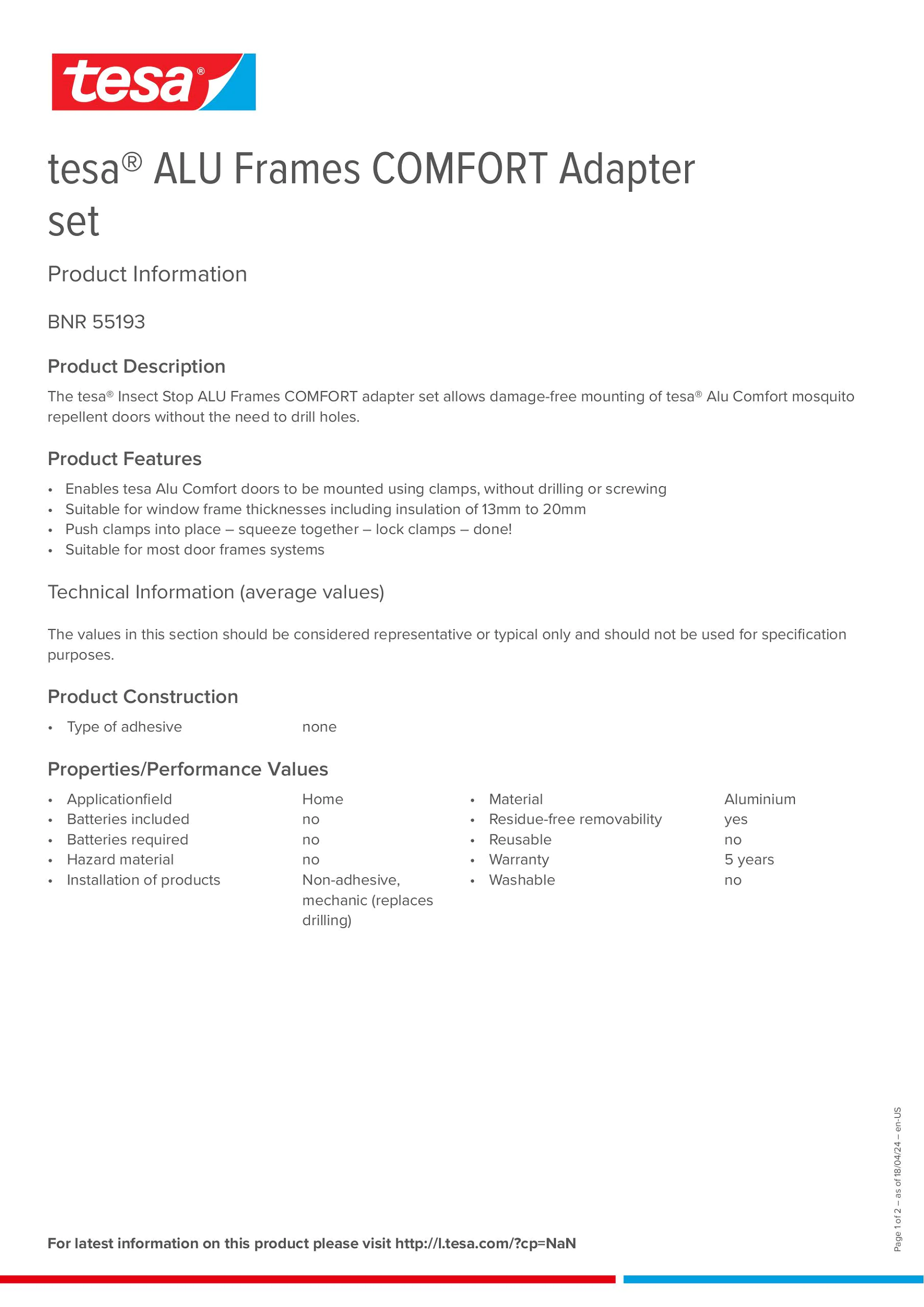 Product information_tesa® 55193_en Product information_tesa® 55193_en