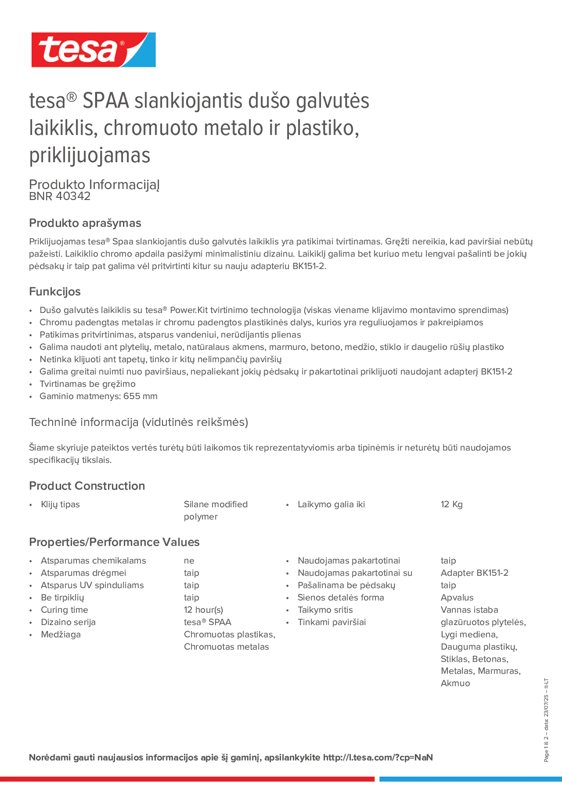 Product information_tesa® 40342_lt-LT