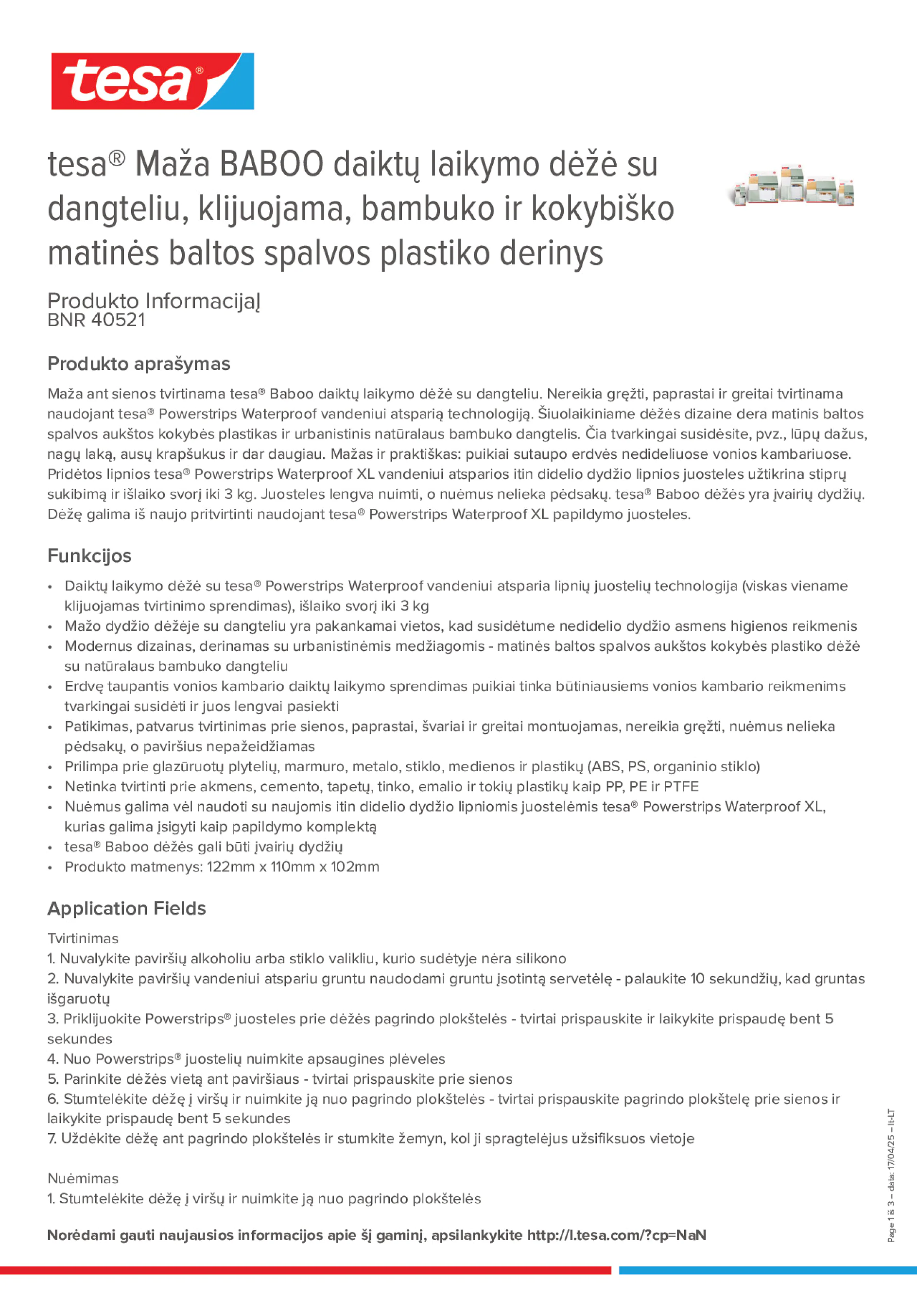 Product information_tesa® 40521_lt-LT