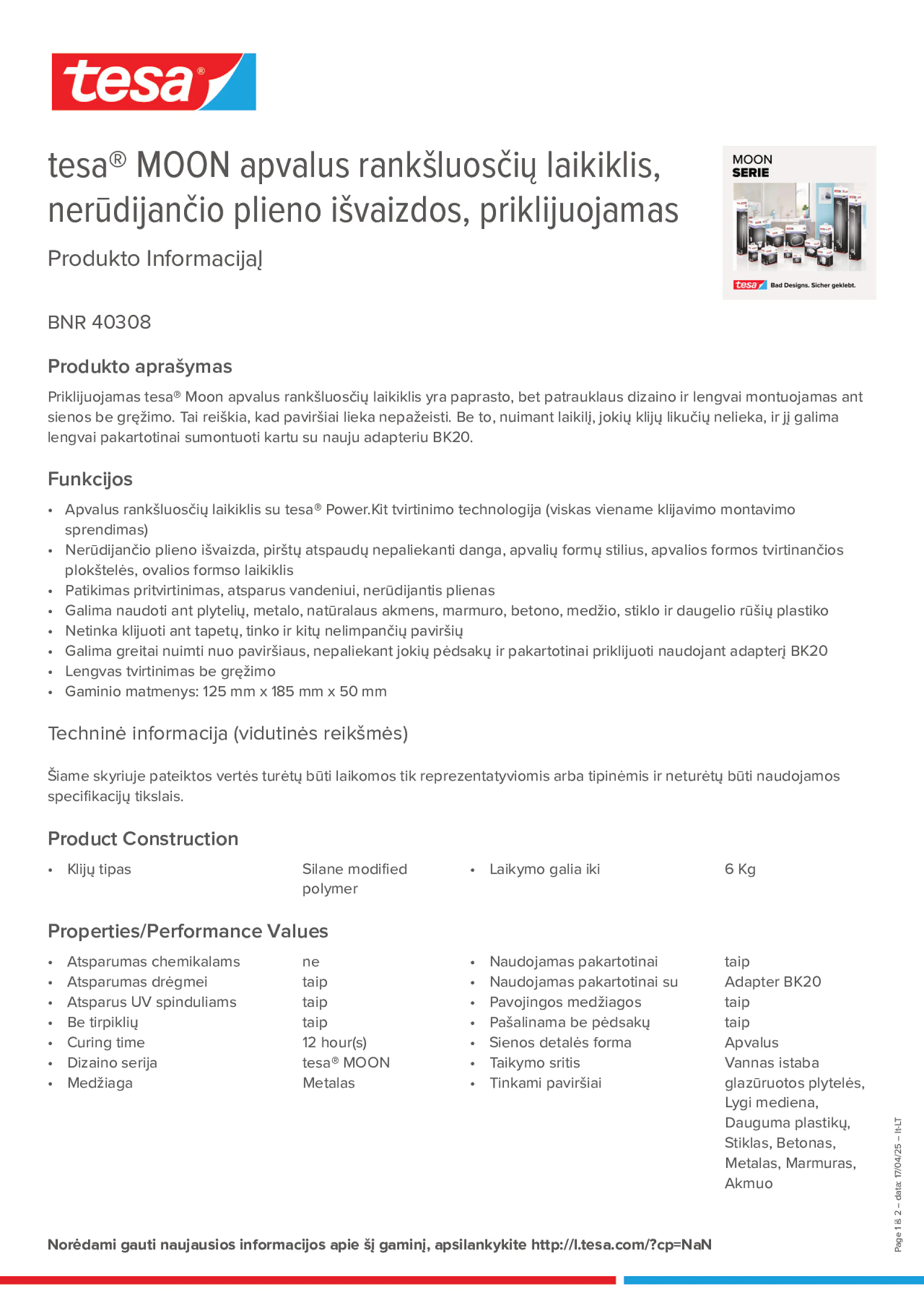Product information_tesa® 40308_lt-LT