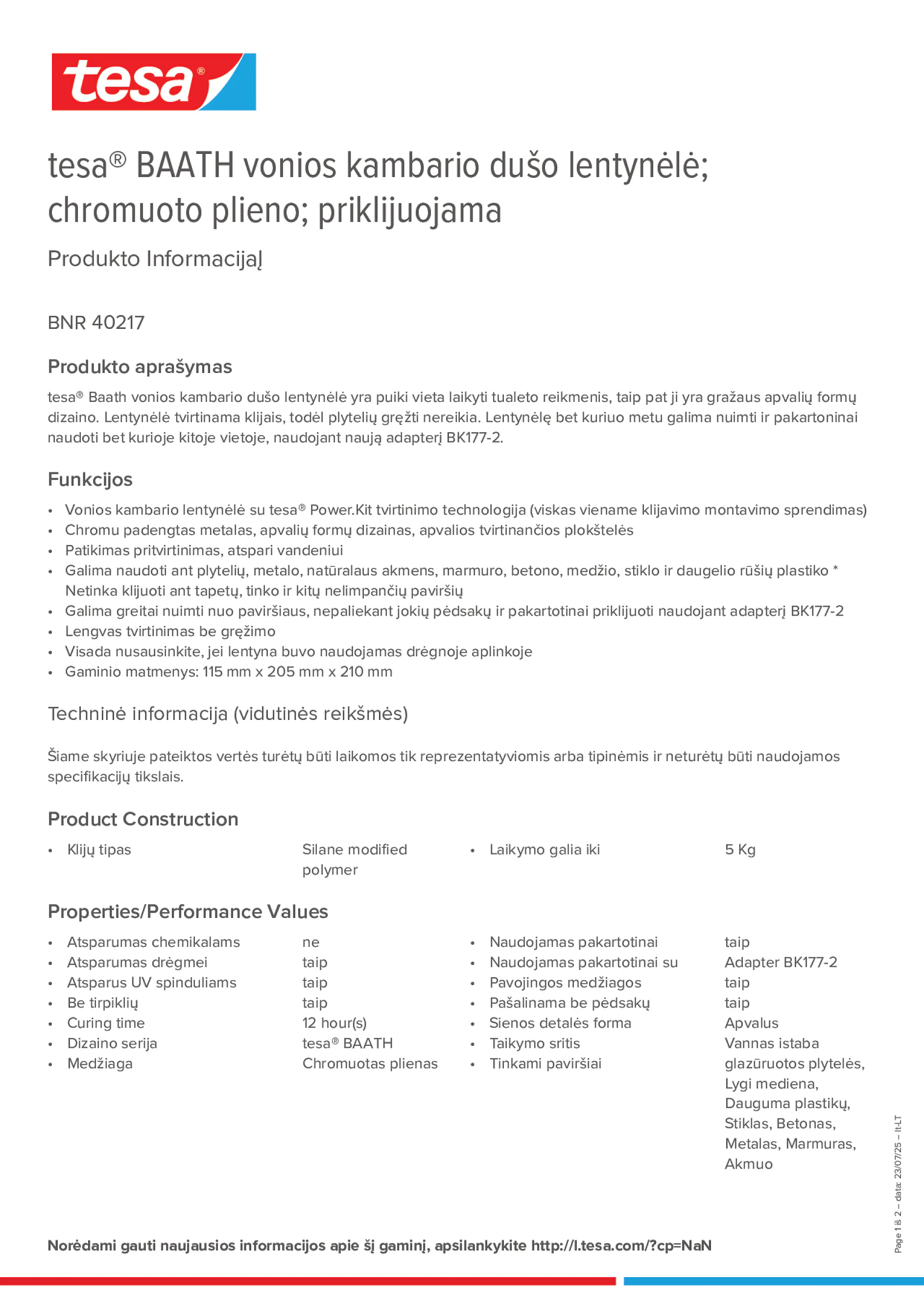 Product information_tesa® 40217_lt-LT