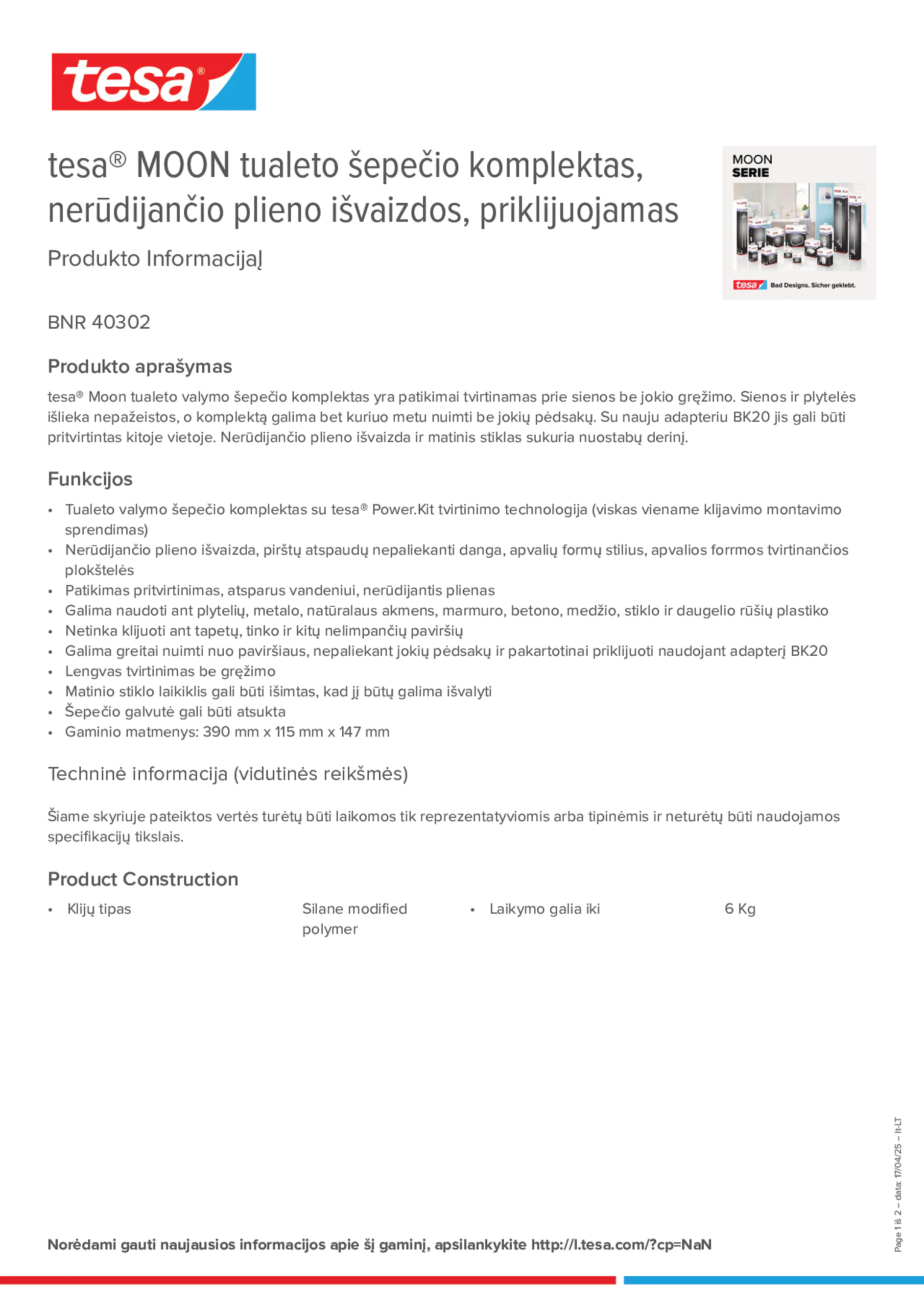 Product information_tesa® 40302_lt-LT