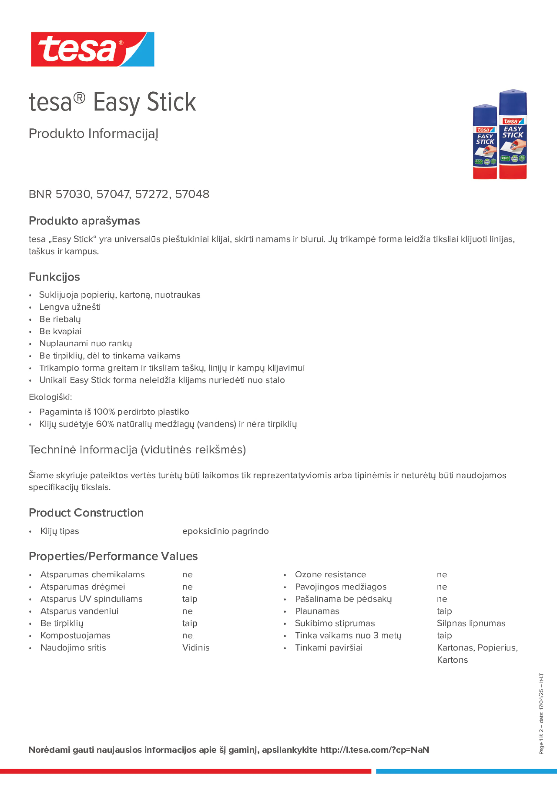 Product information_tesa® 57272_lt-LT