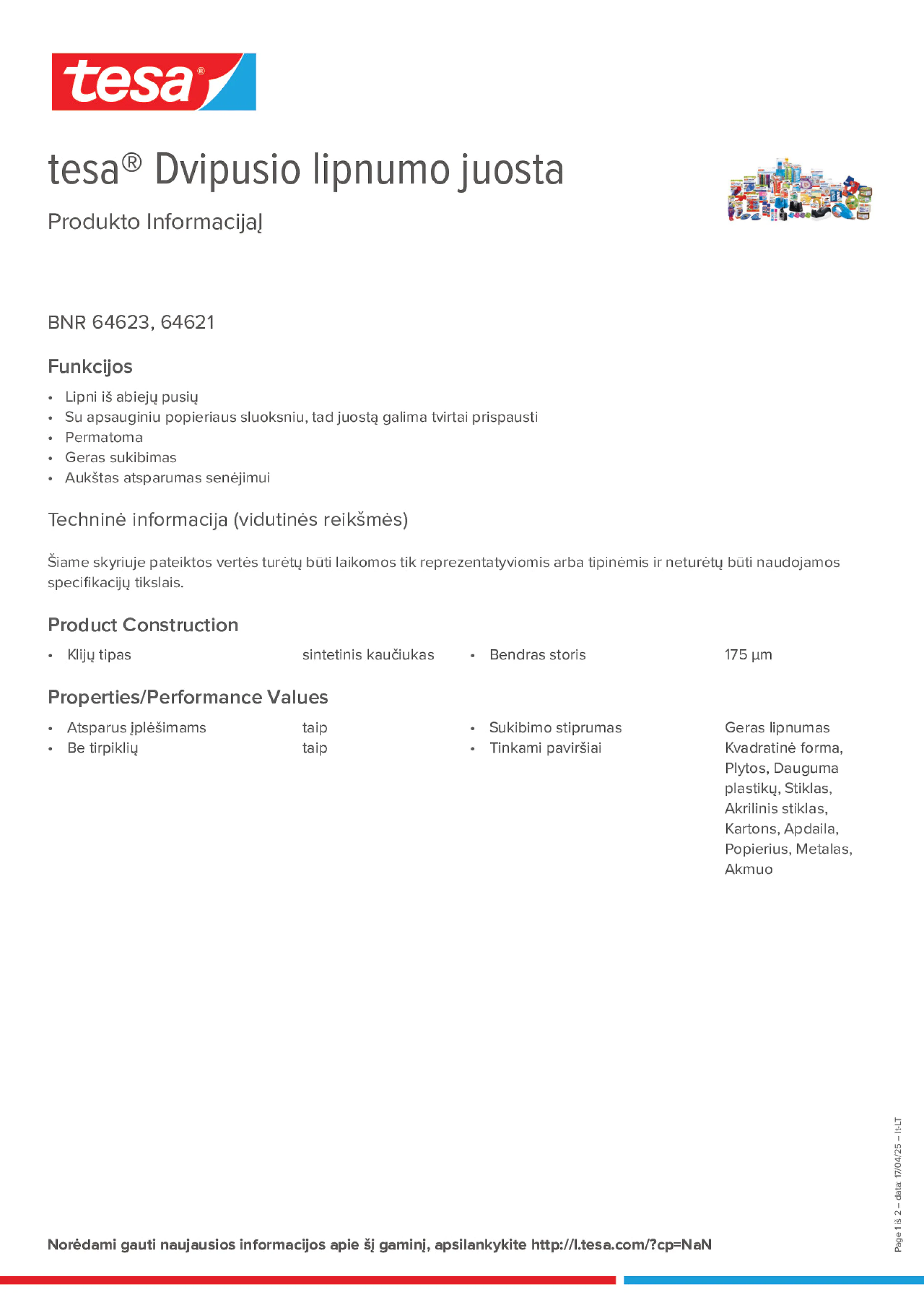 Product information_tesa® 64621_lt-LT