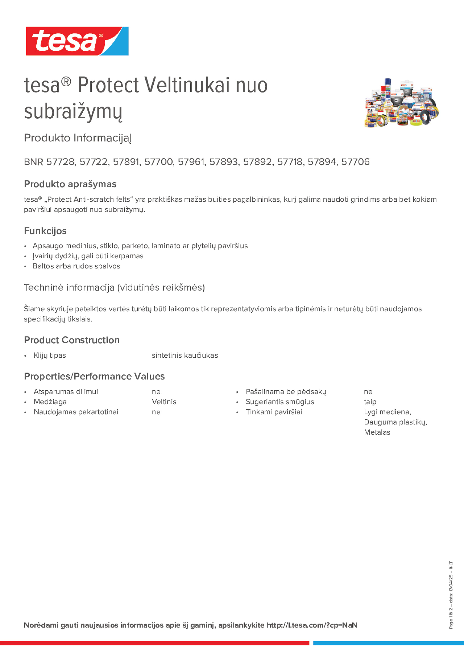 Product information_tesa® Protect 57728_lt-LT