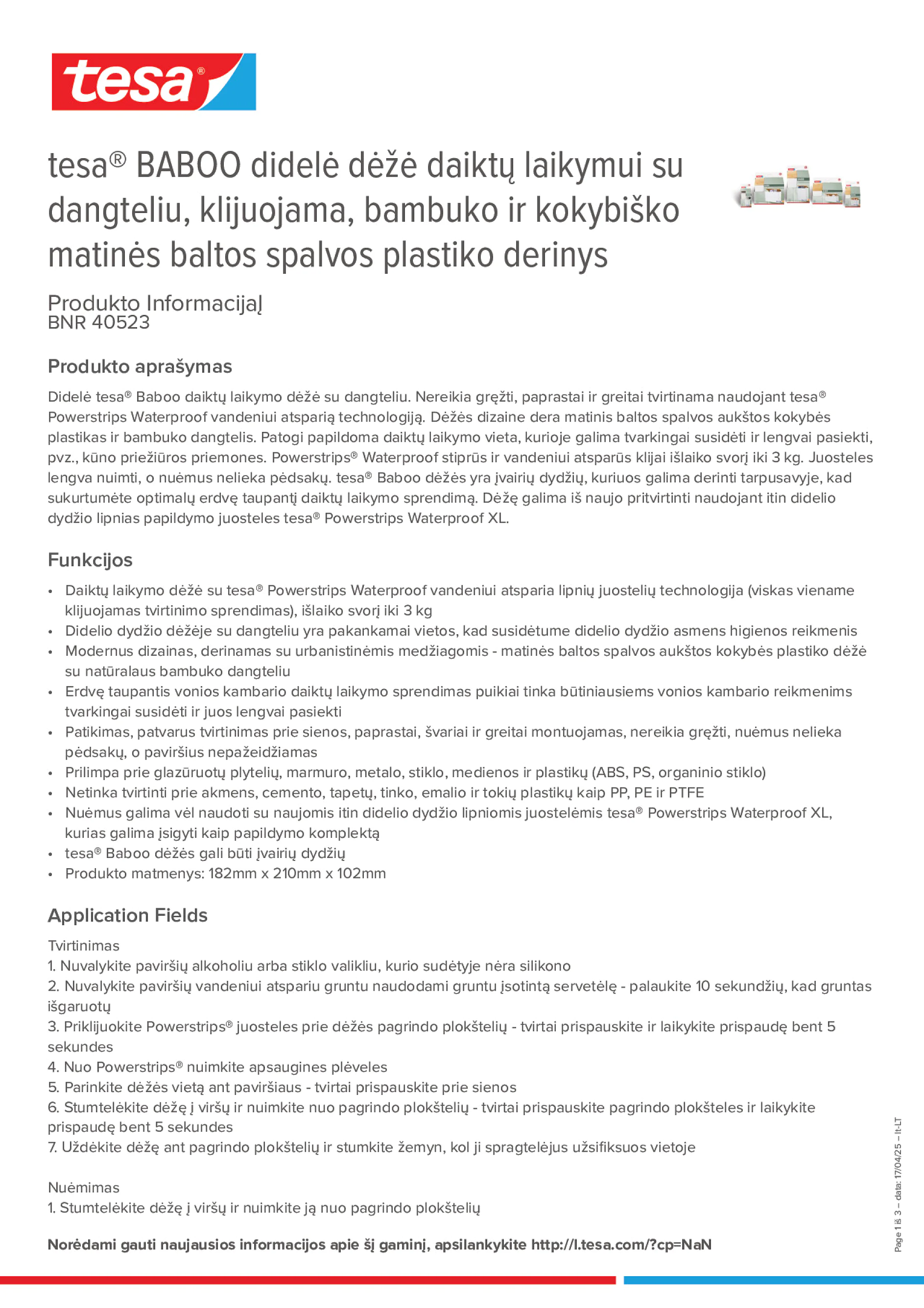 Product information_tesa® 40523_lt-LT