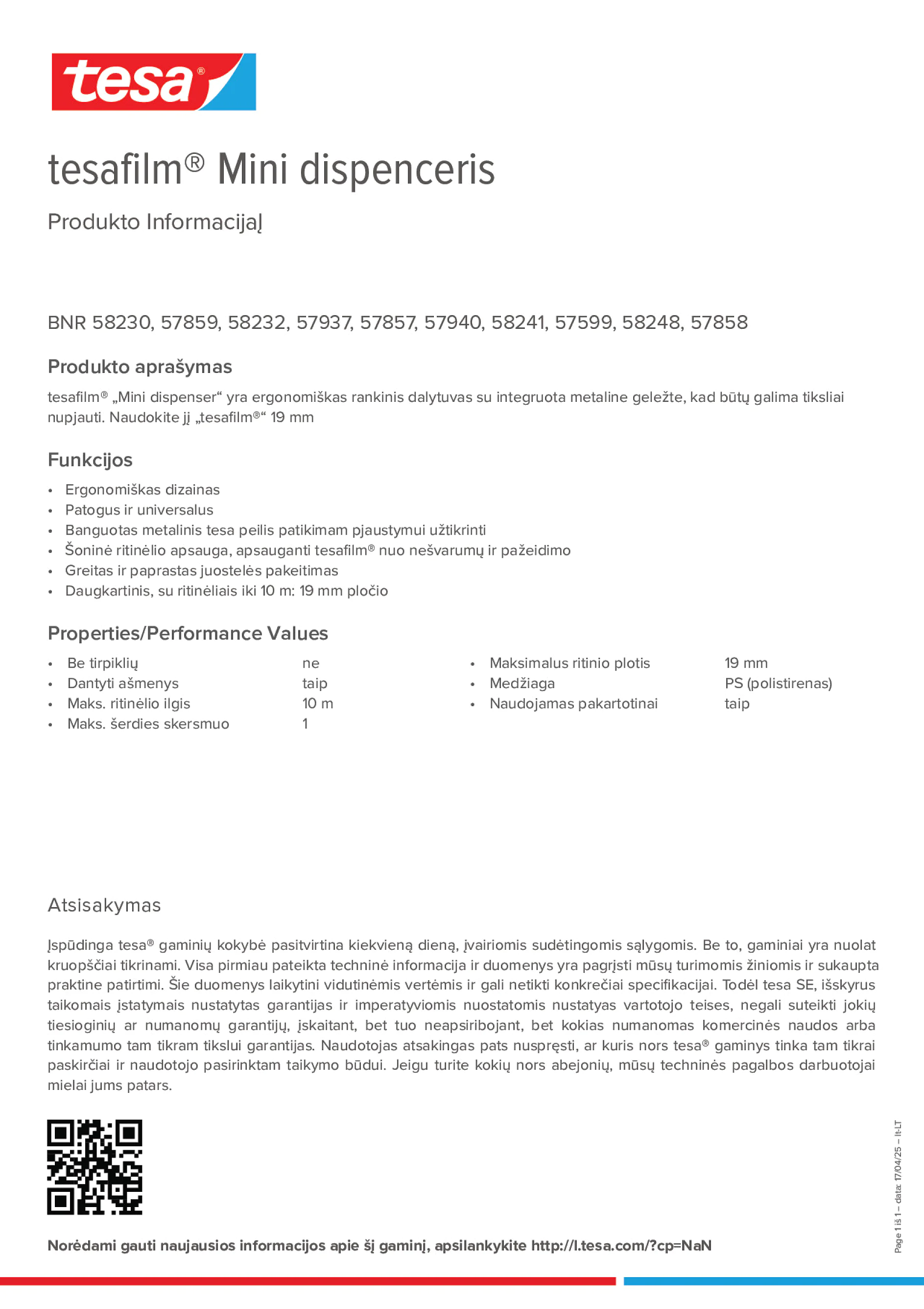 Product information_tesafilm® 57599_lt-LT