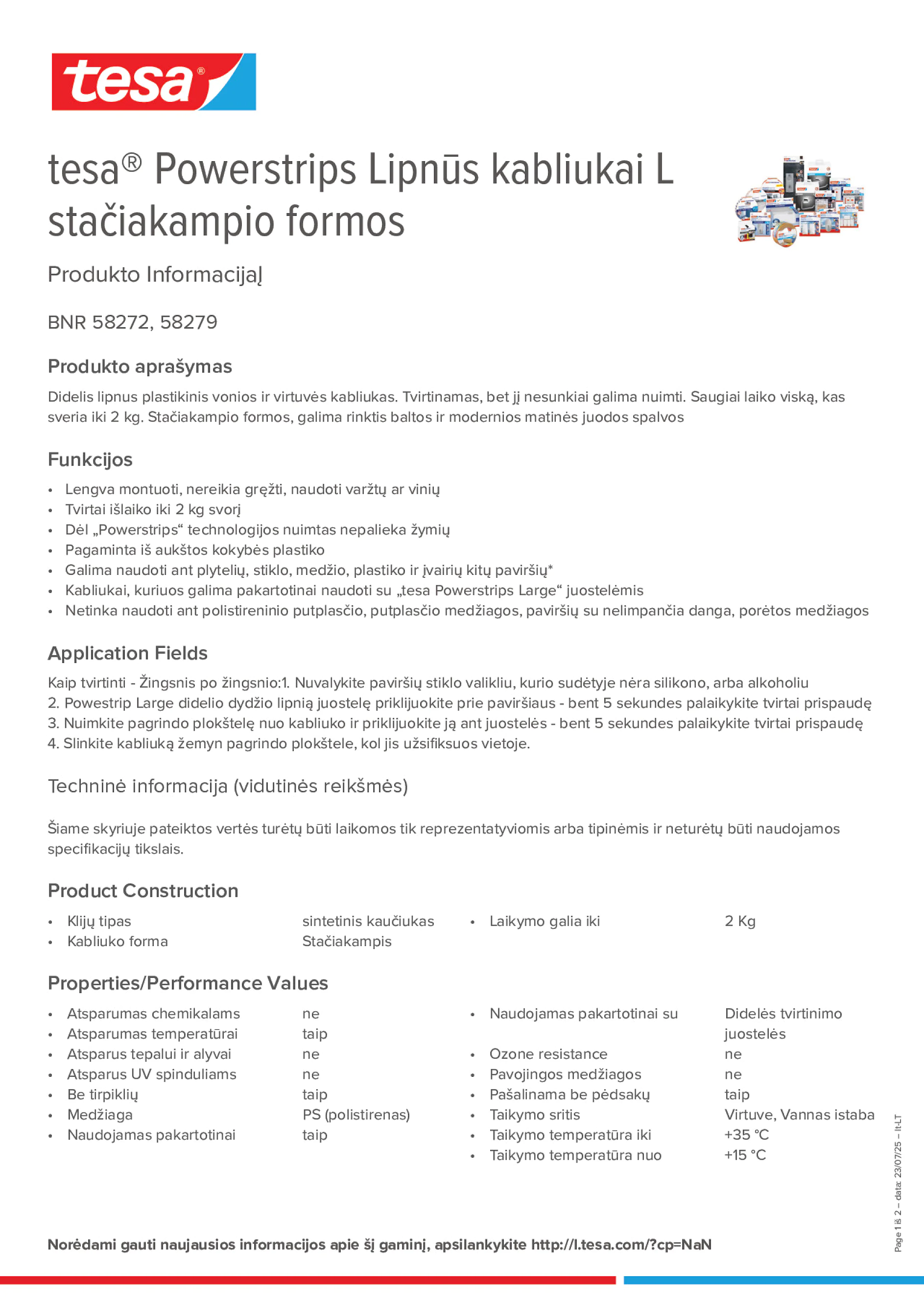Product information_tesa® Powerstrips 58272_lt-LT