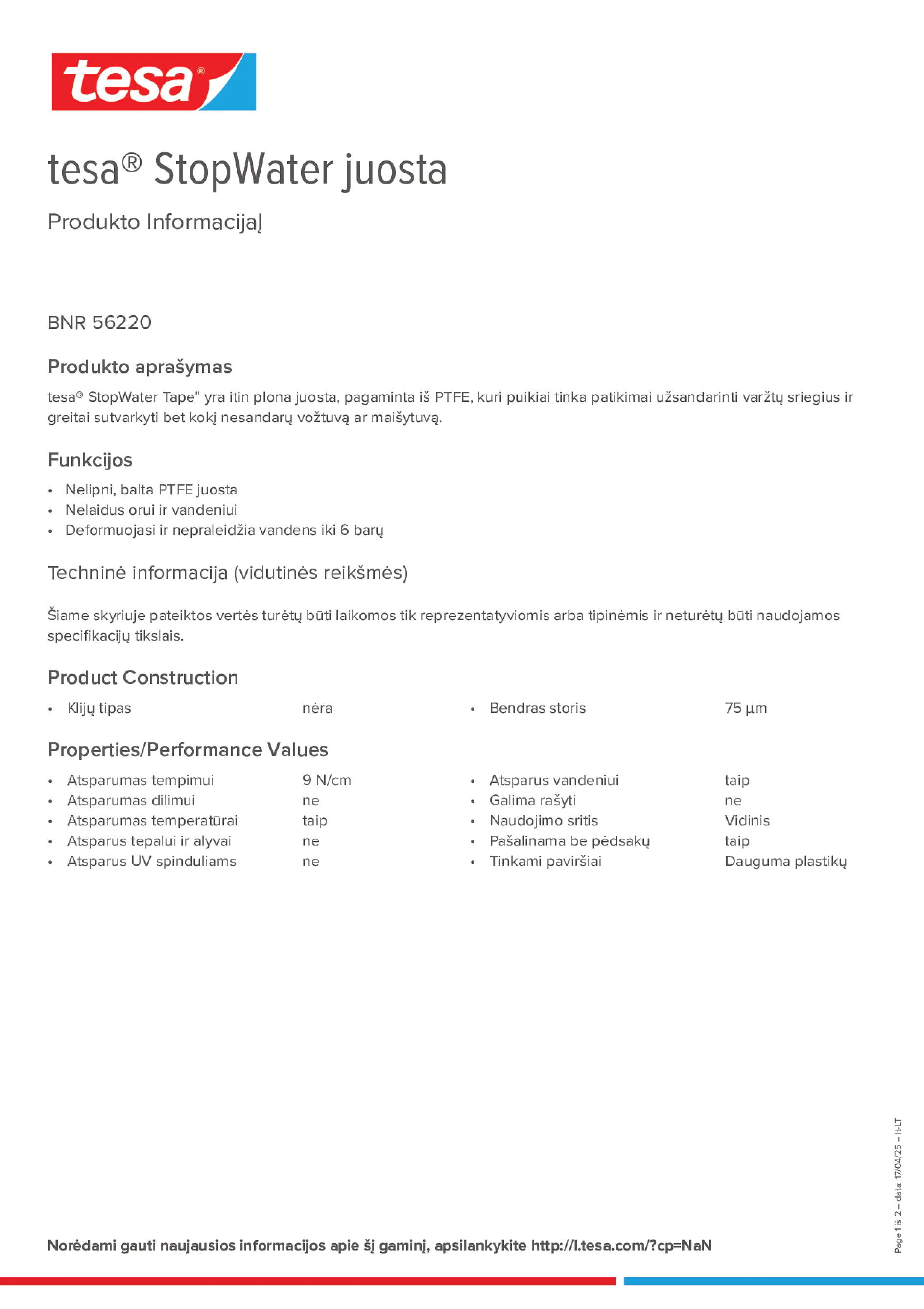 Product information_tesa® 56220_lt-LT