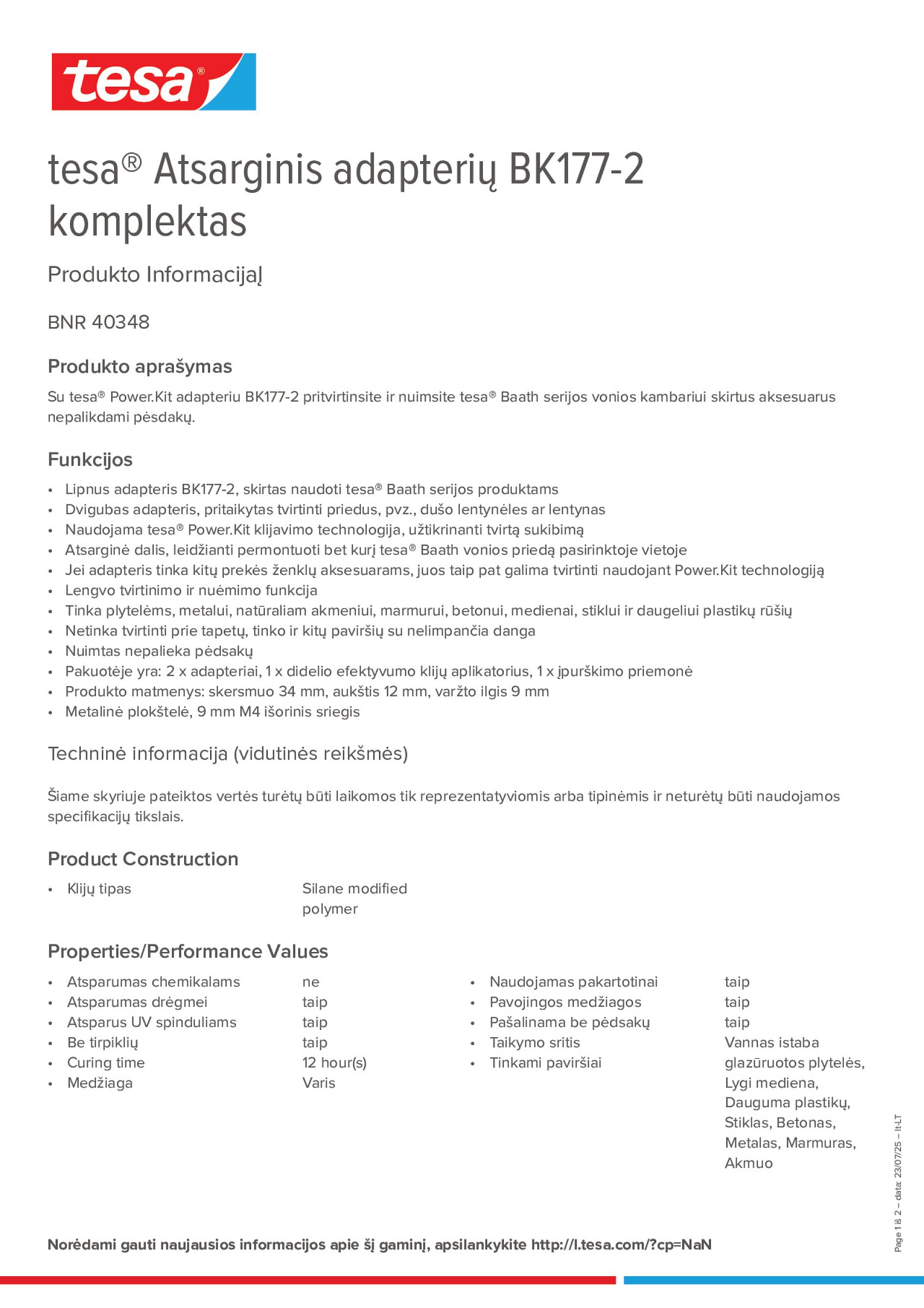 Product information_tesa® 40348_lt-LT