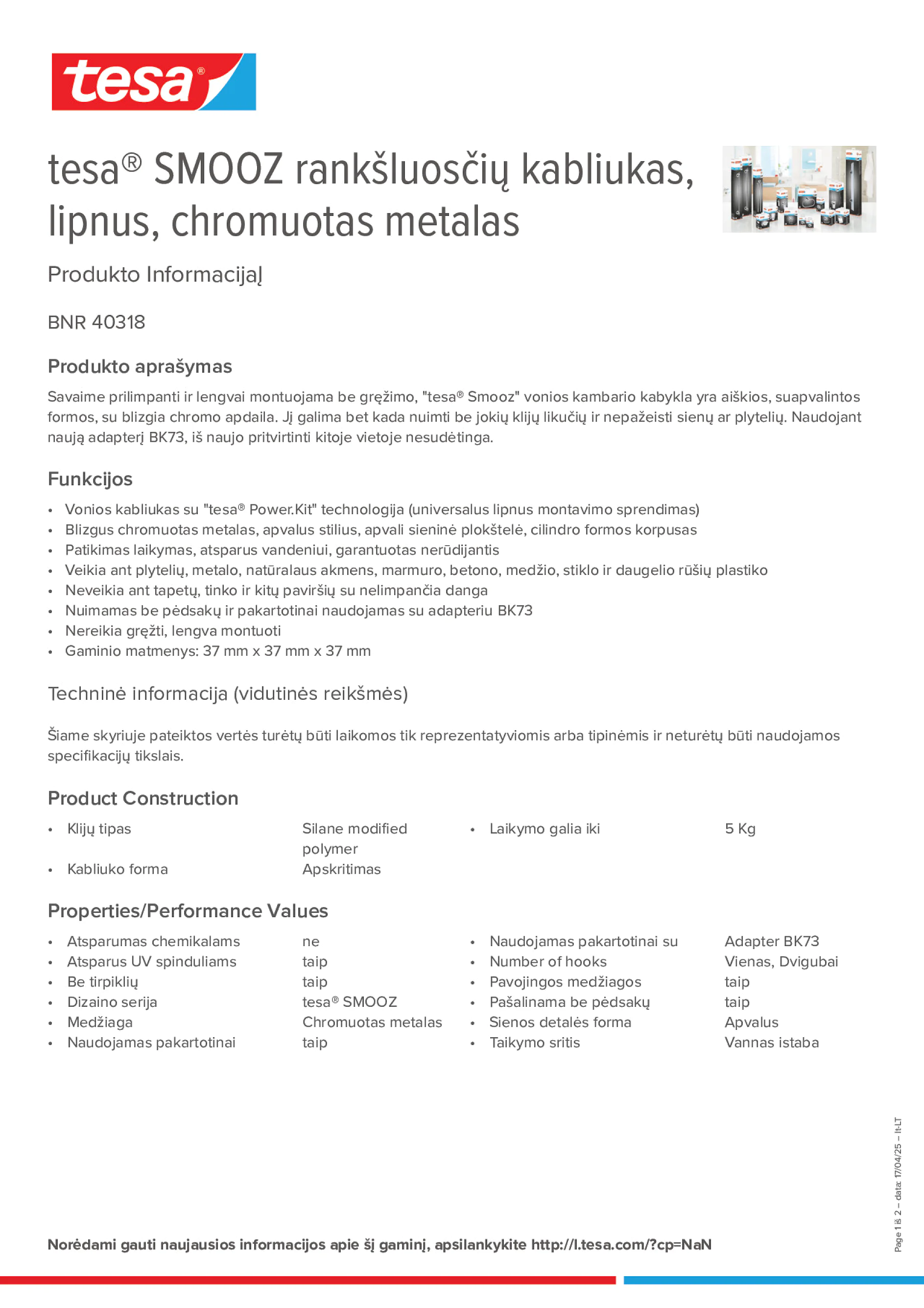 Product information_tesa® 40318_lt-LT