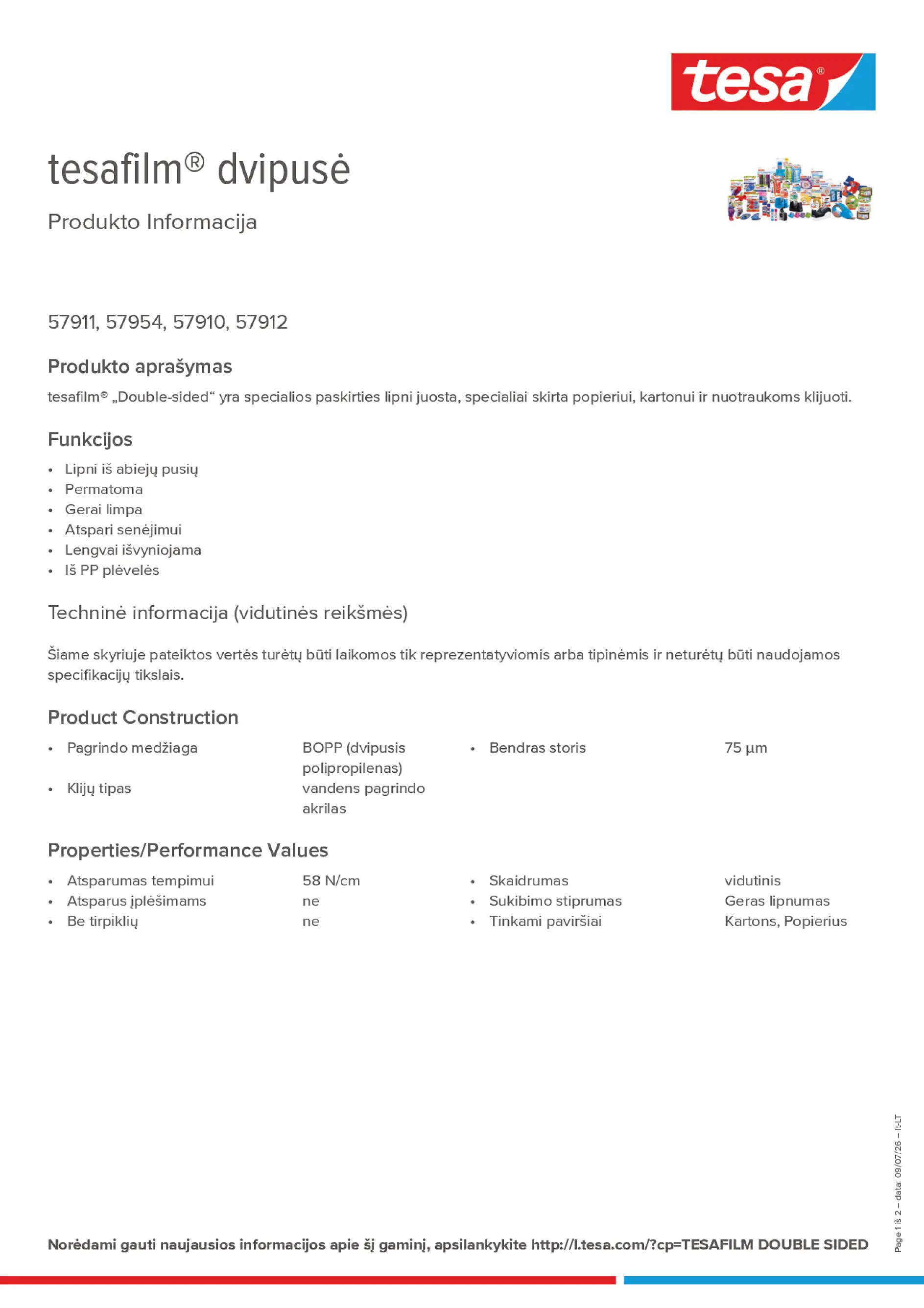 Product information_tesafilm® 57910_lt-LT