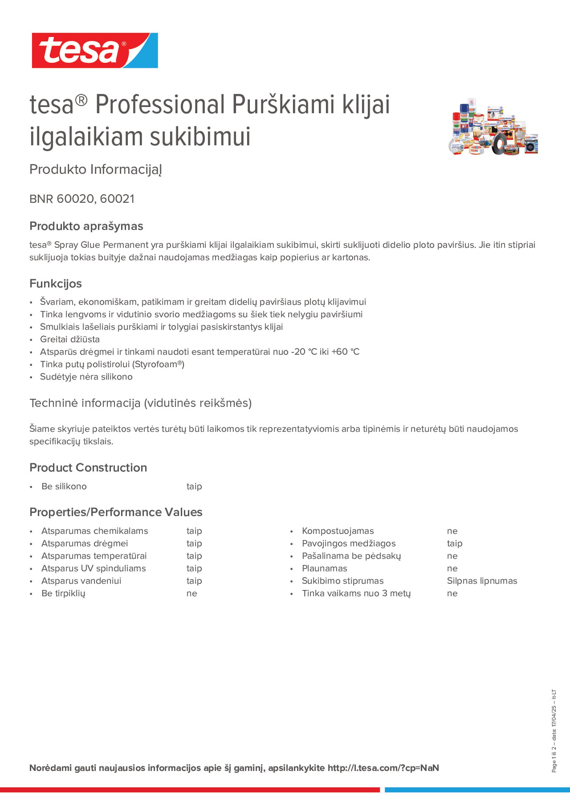 Product information_tesa® Professional 60020 / 60021_lt-LT