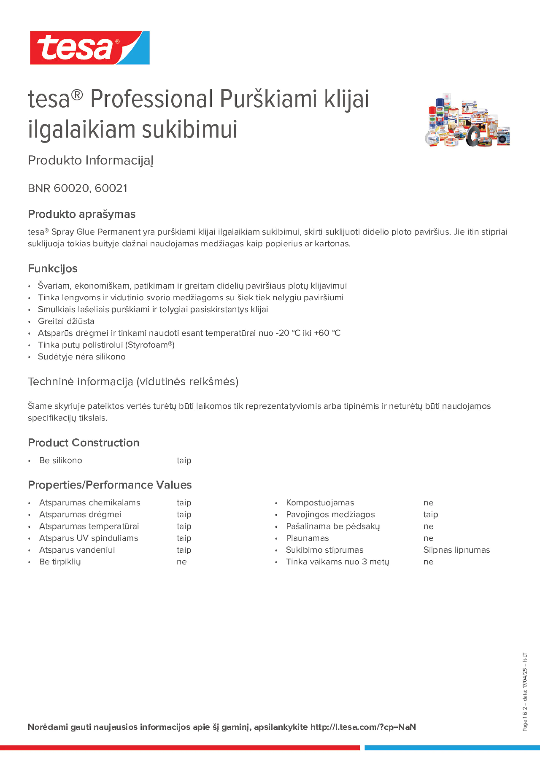 Product information_tesa® Professional 60020 / 60021_lt-LT
