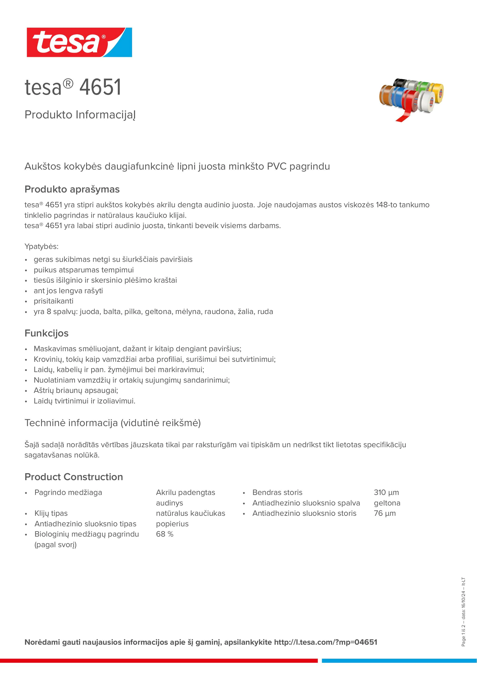 Product information_tesa® 04651_lt-LT