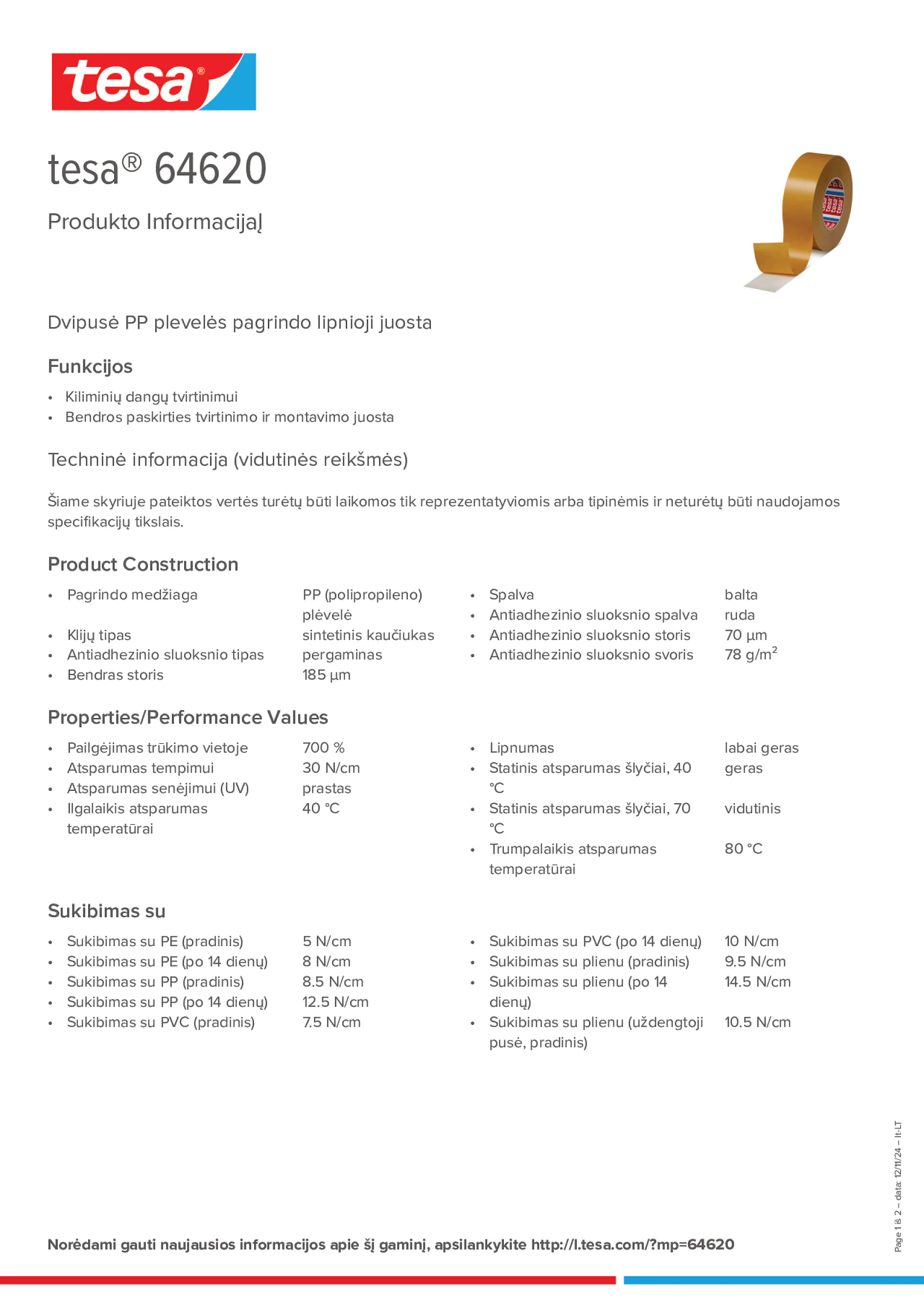 Product information_tesa® 64620_lt-LT