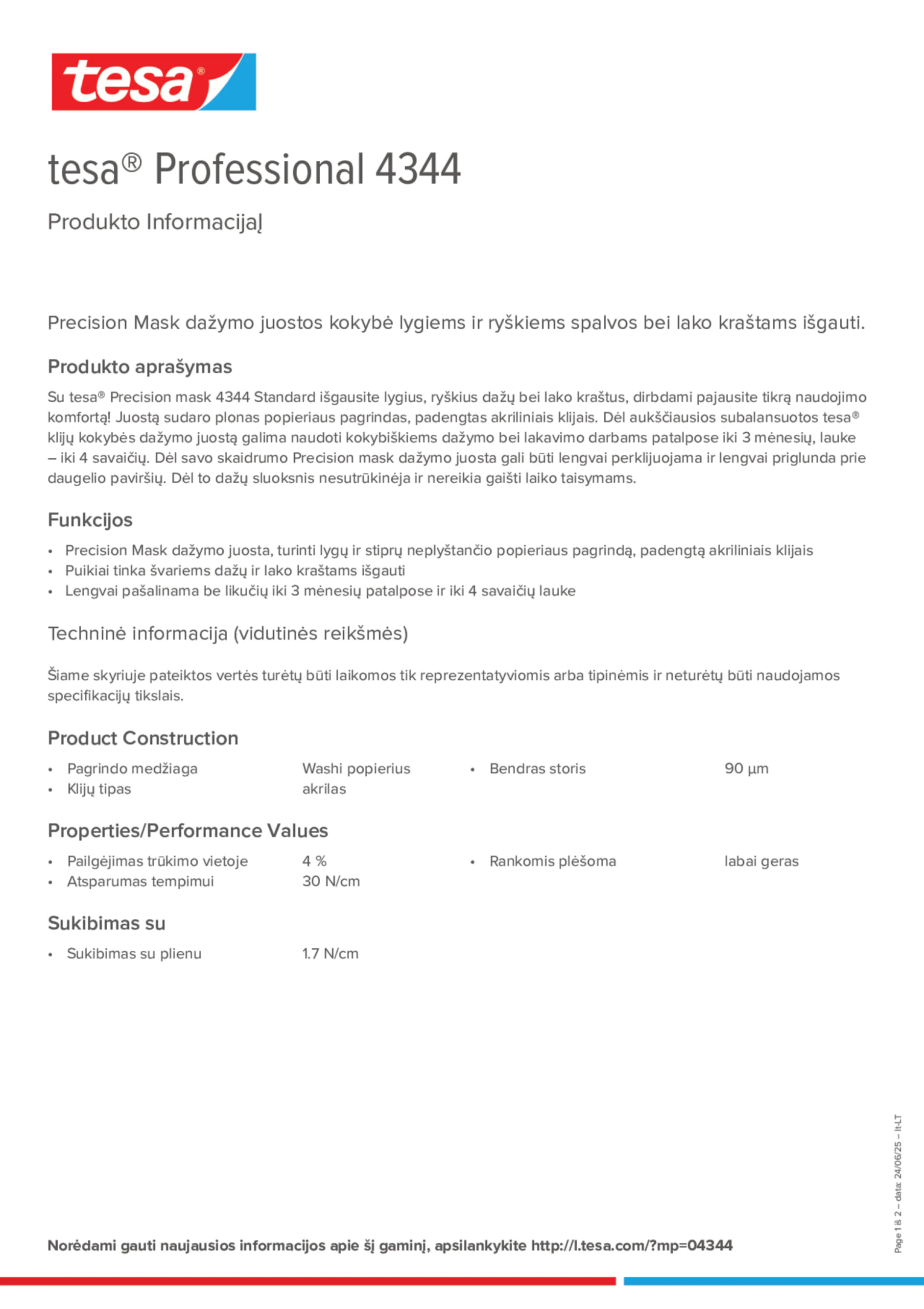 Product information_tesa® Professional 04344_lt-LT