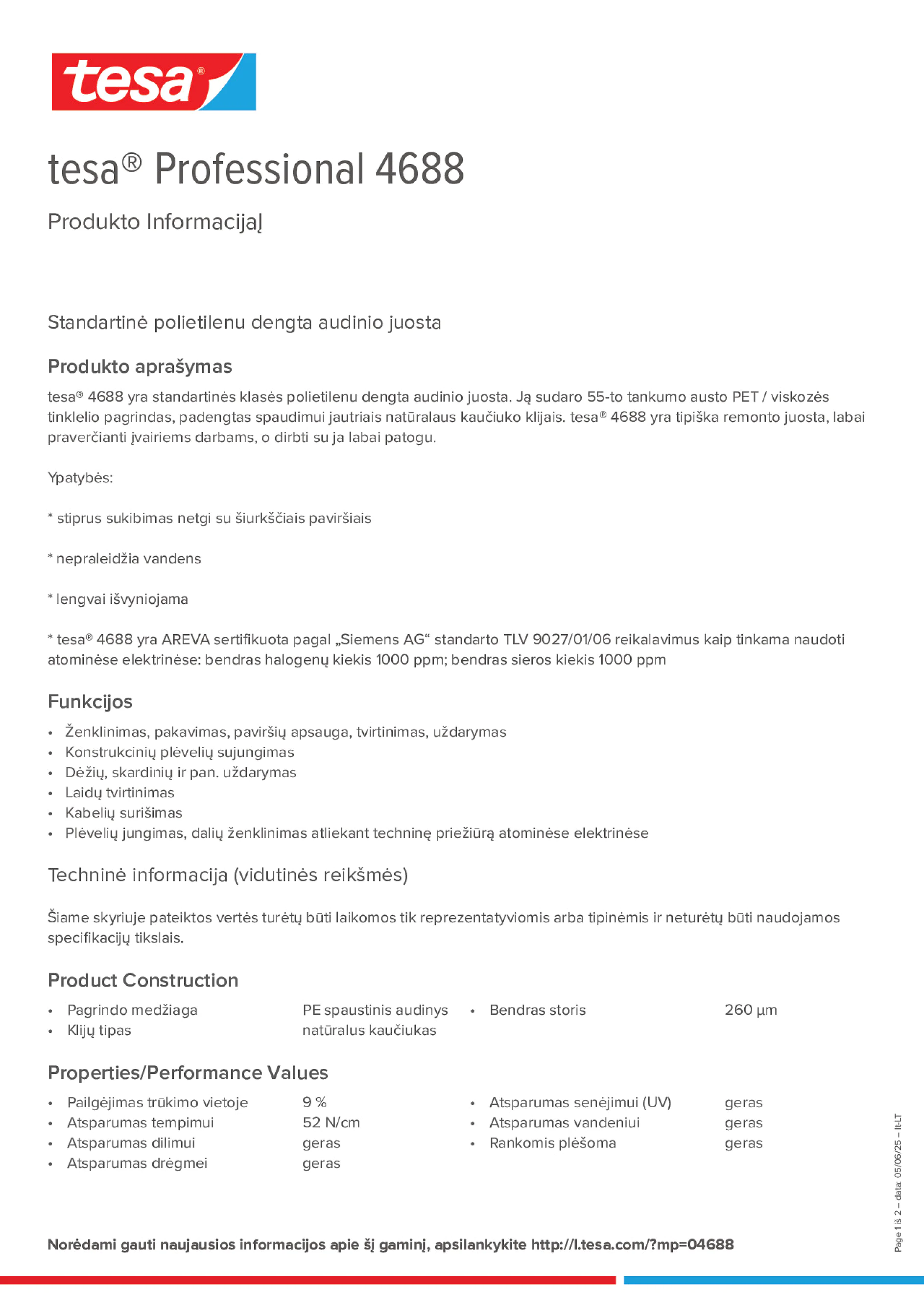 Product information_tesa® Professional 04688_lt-LT