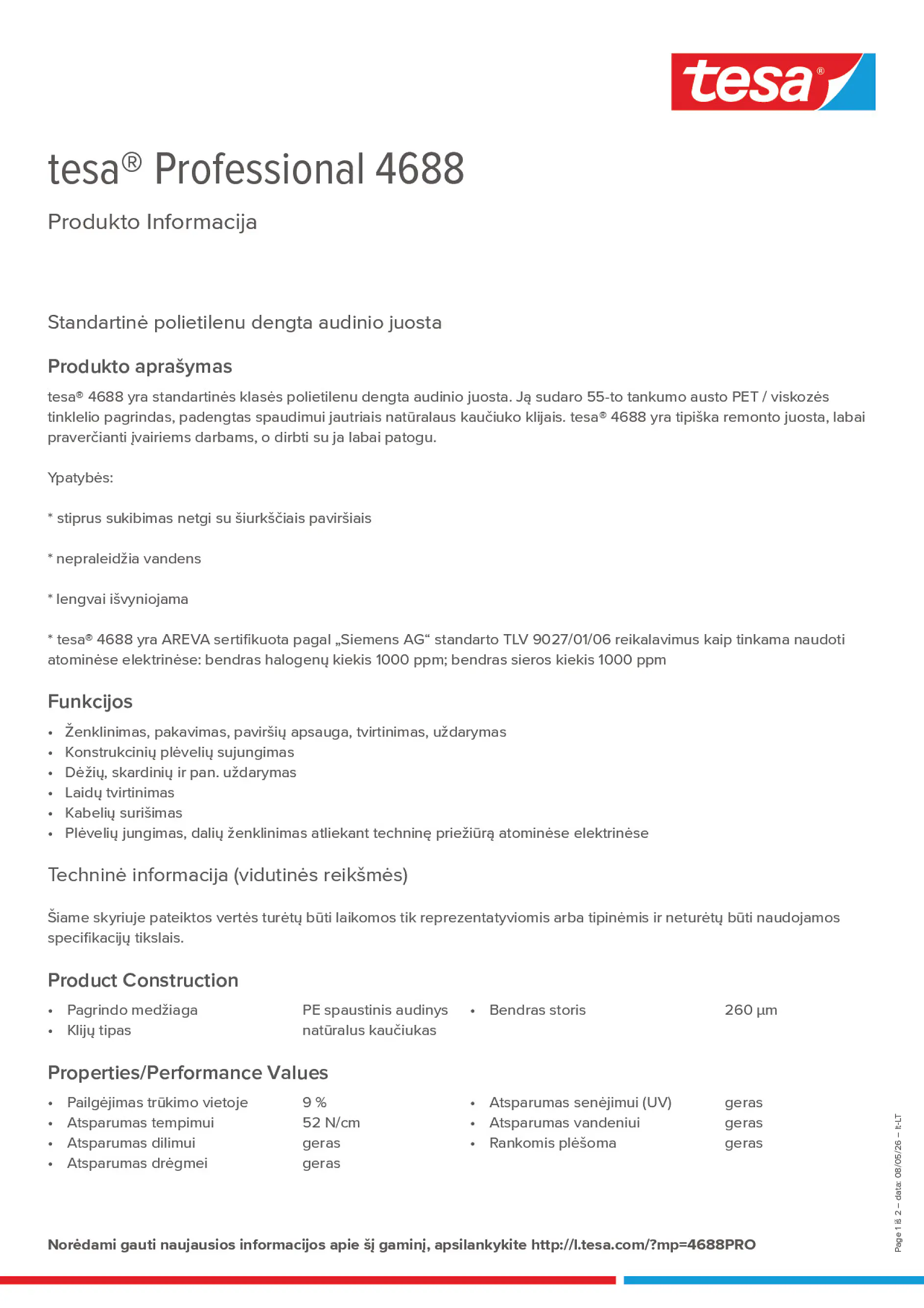 Product information_tesa® Professional 04688_lt-LT
