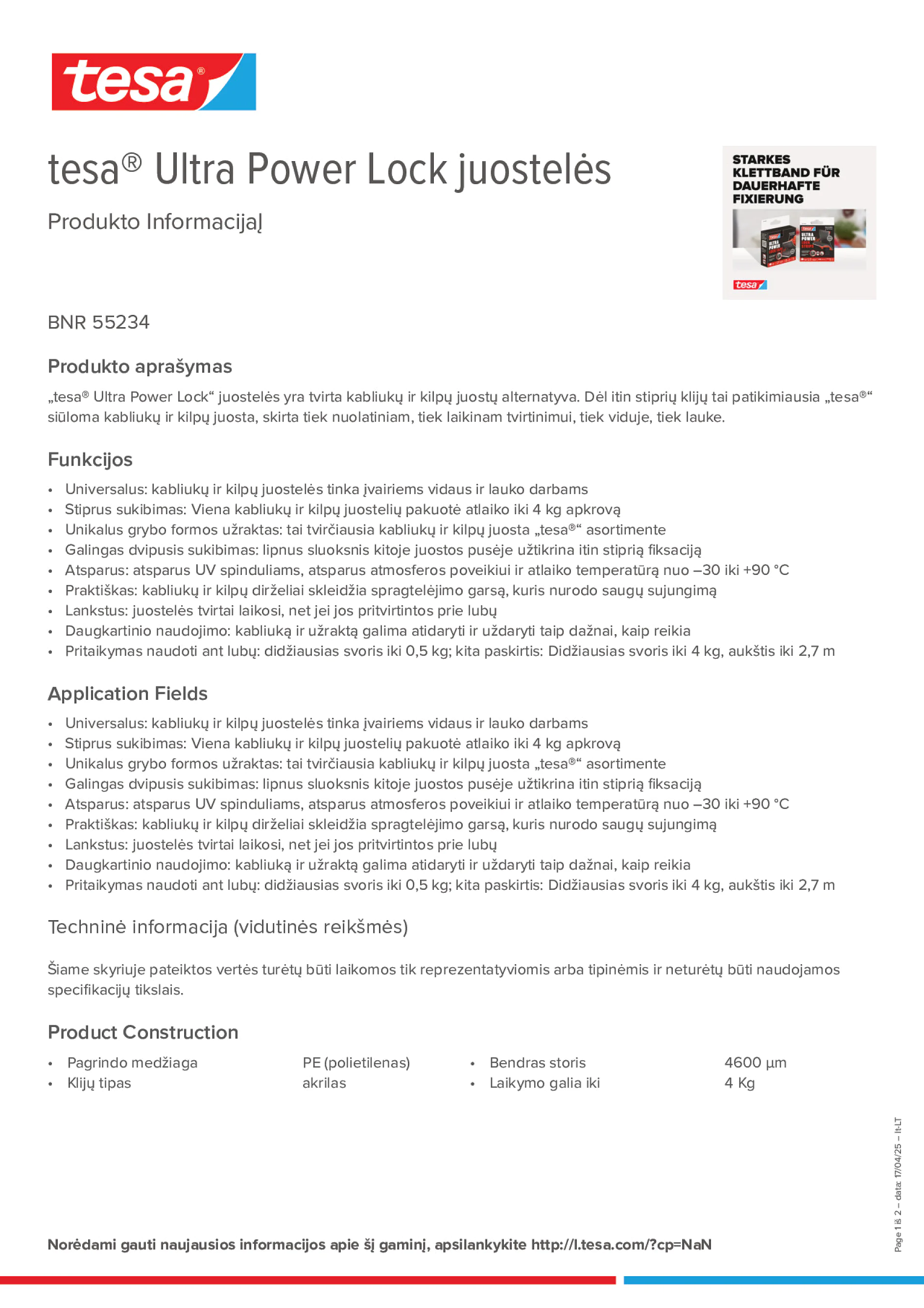 Product information_tesa® 55234_lt-LT