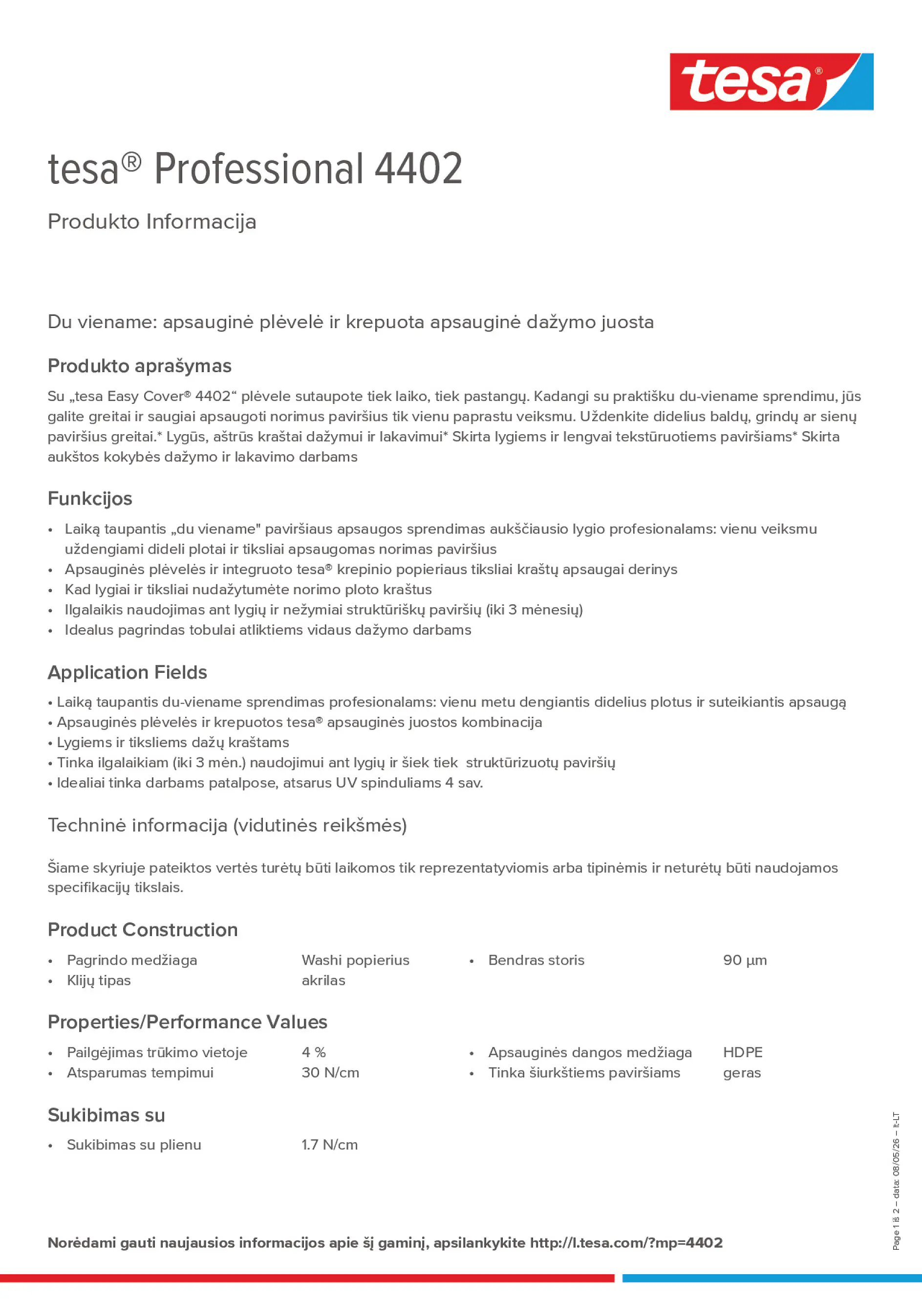 Product information_tesa® Professional 04402_lt-LT