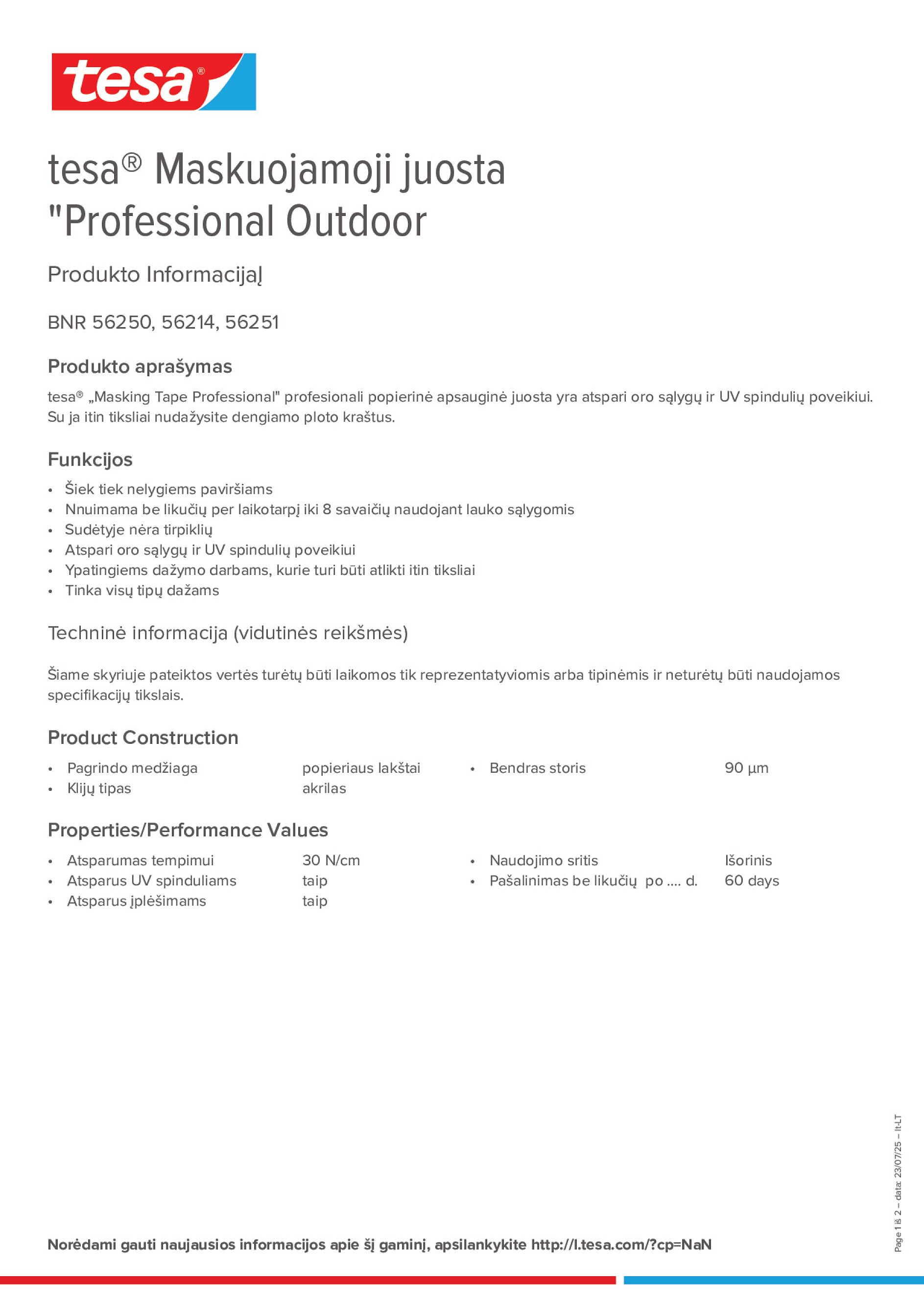 Product information_tesa® 56214_lt-LT