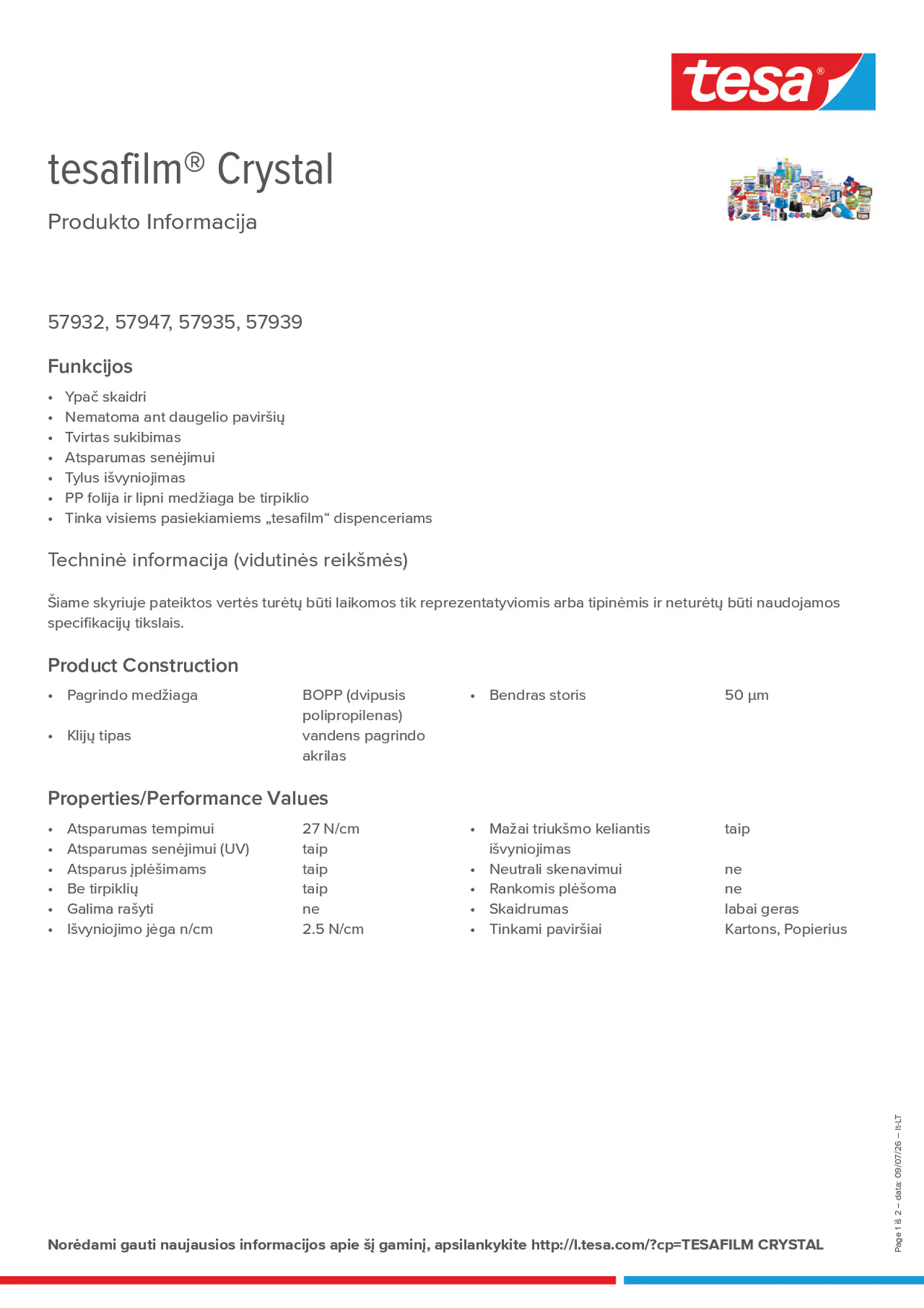Product information_tesafilm® 4132_lt-LT