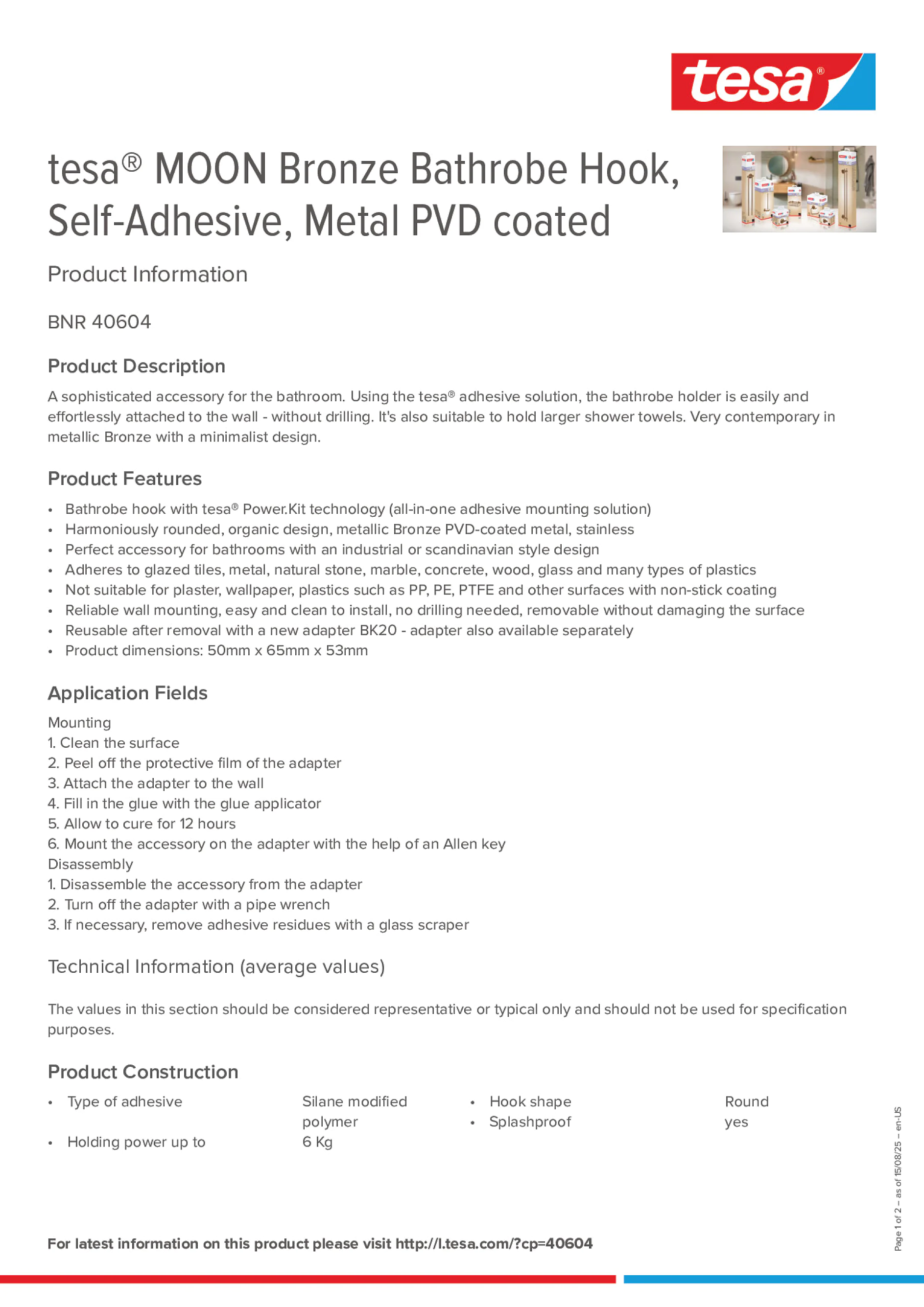 Product information_tesa® 40604_en