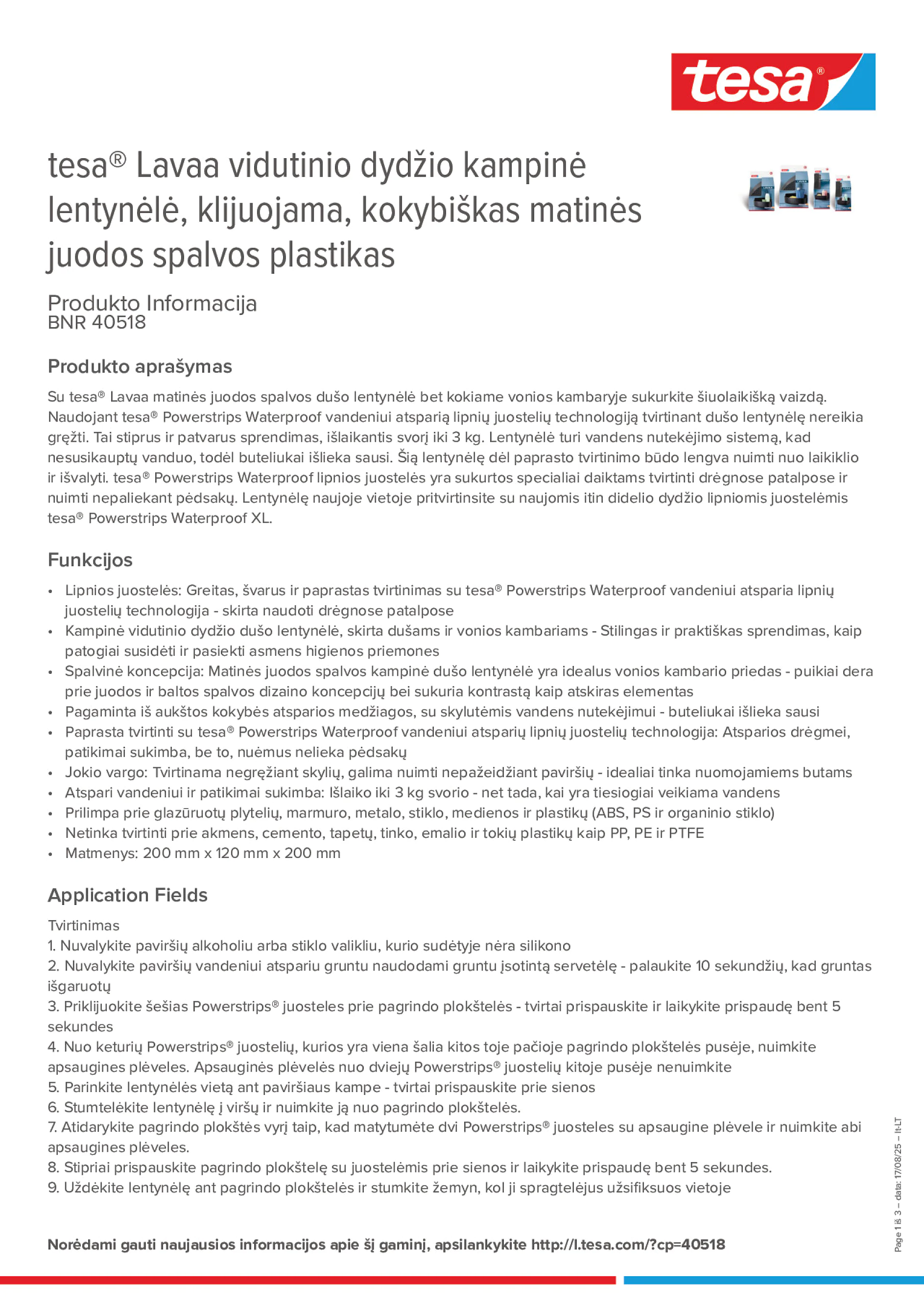 Product information_tesa® 40518_lt-LT