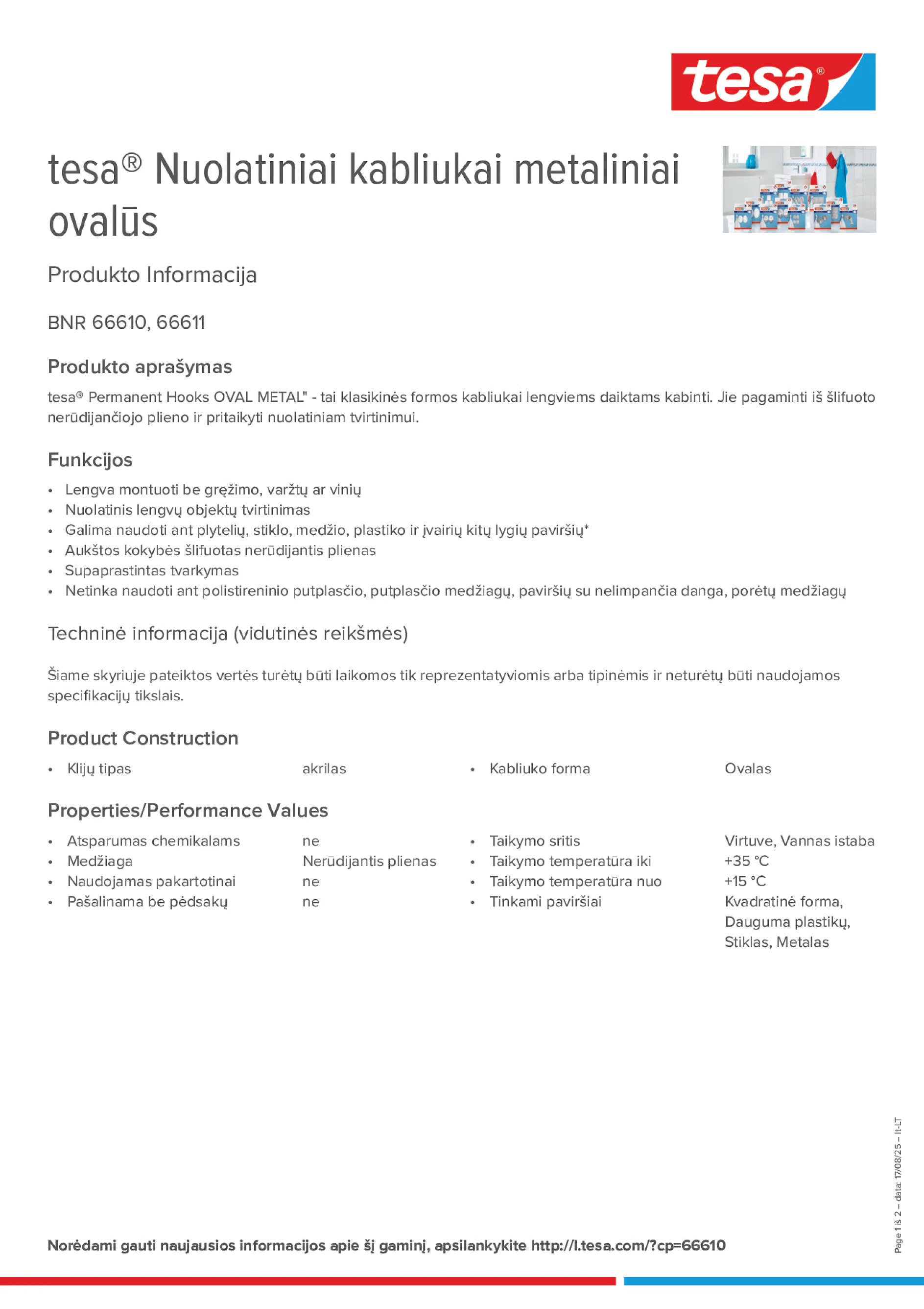 Product information_tesa® 66611_lt-LT