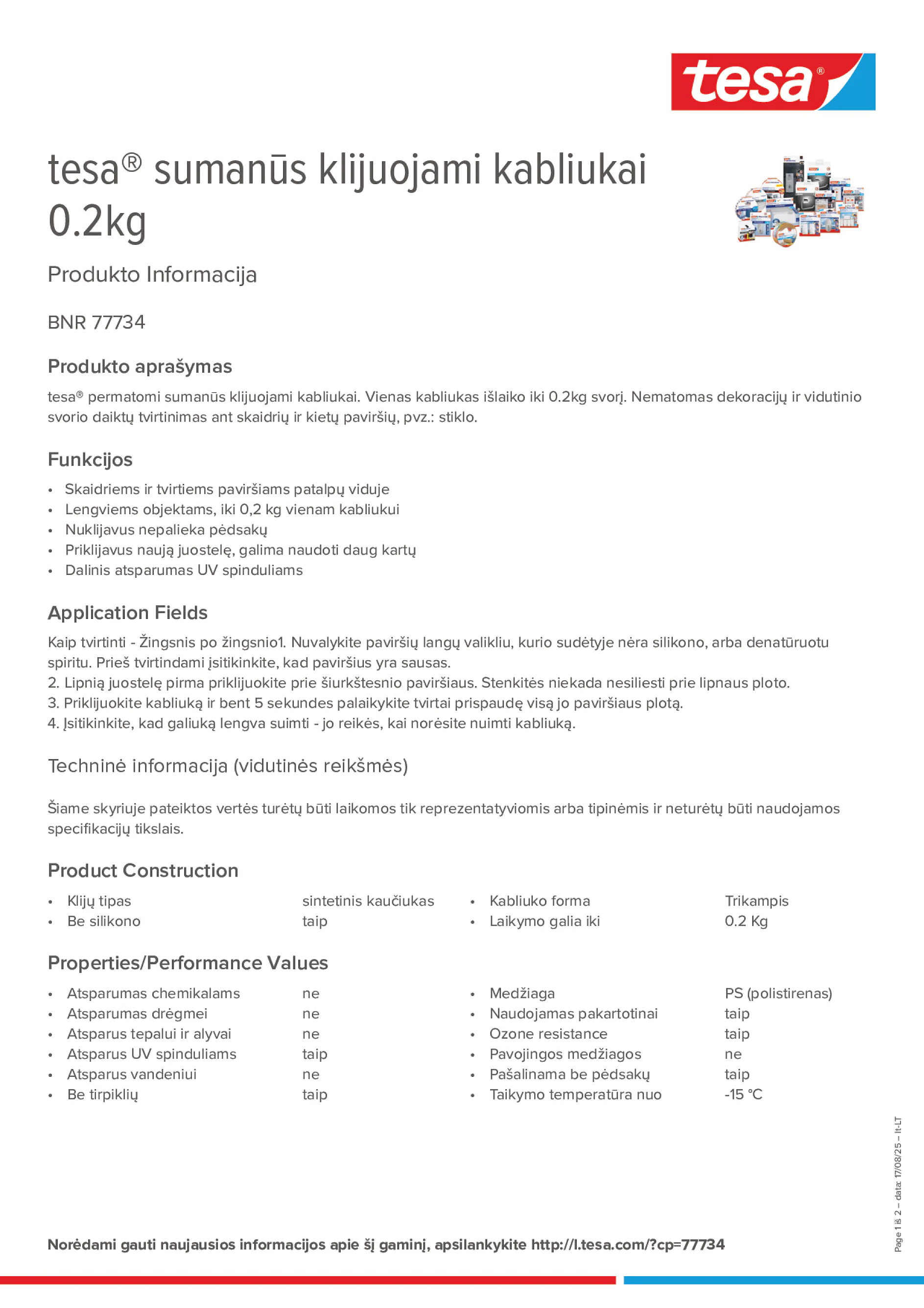 Product information_tesa® 77734_lt-LT