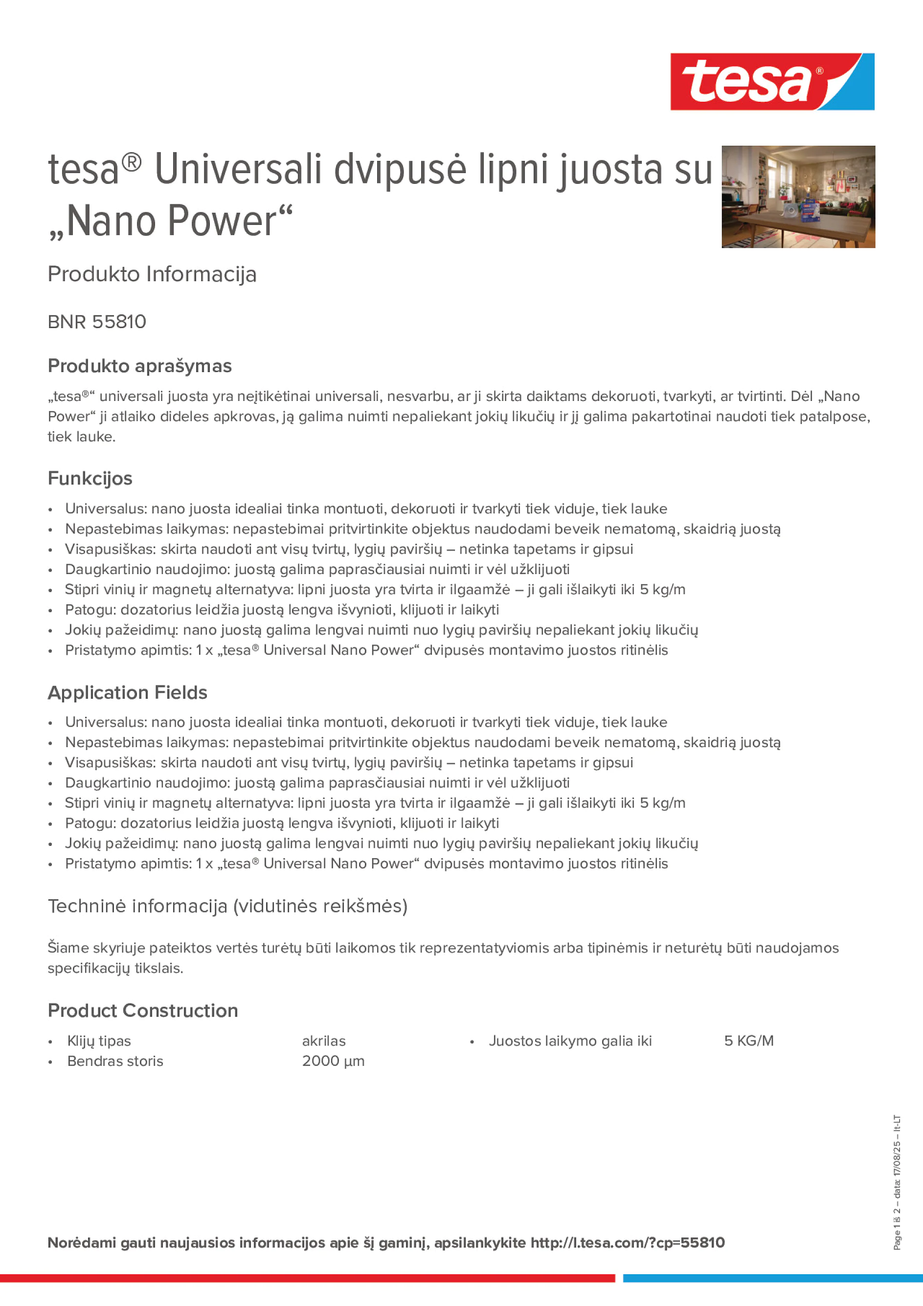 Product information_tesa® 55810_lt-LT