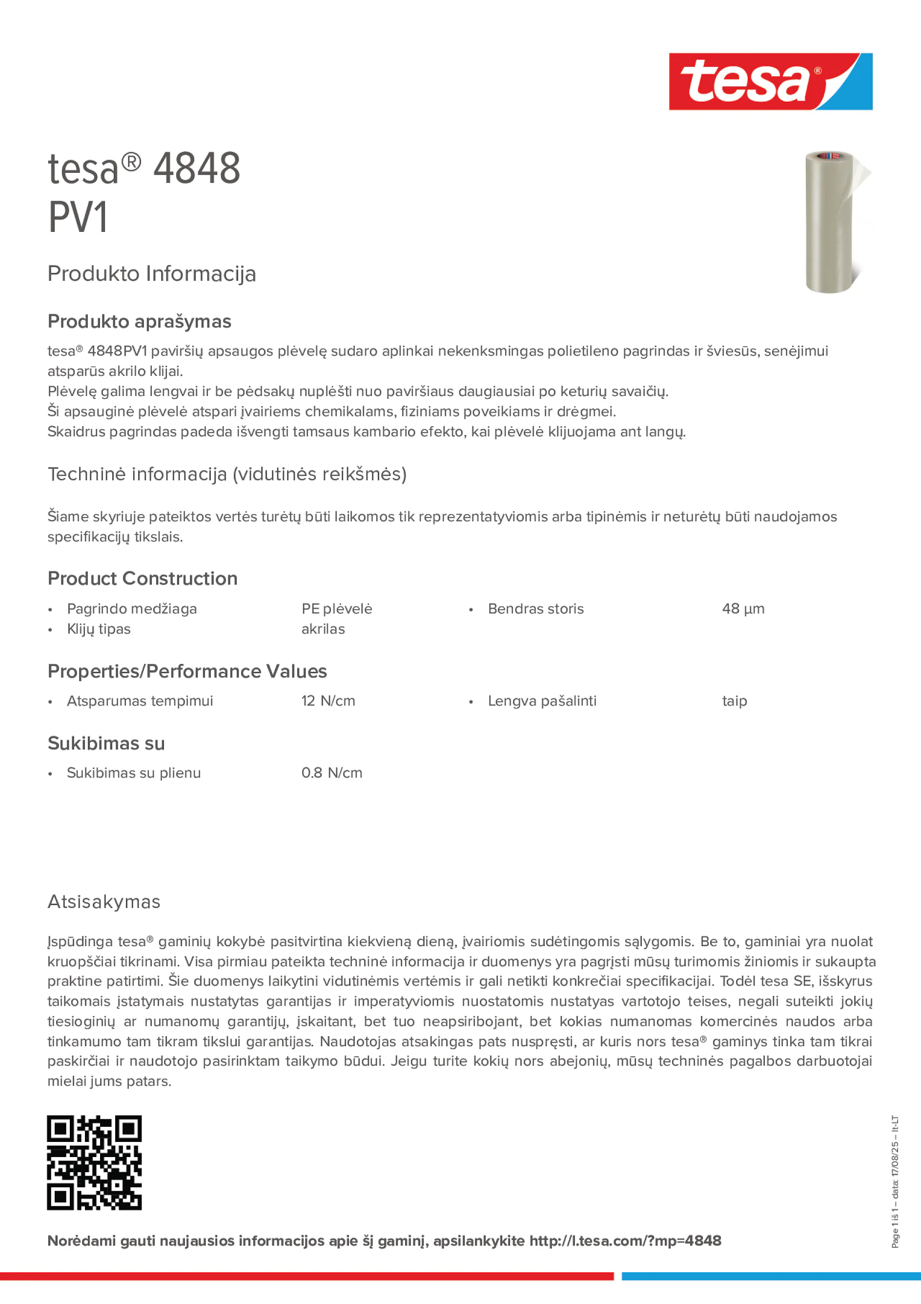 Product information_tesa® 4848_lt-LT