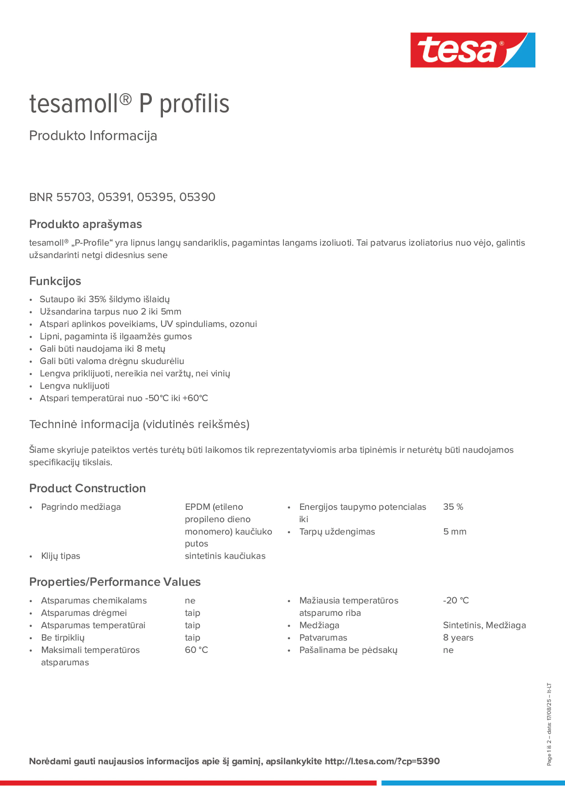 Product information_tesamoll® 5366_lt-LT