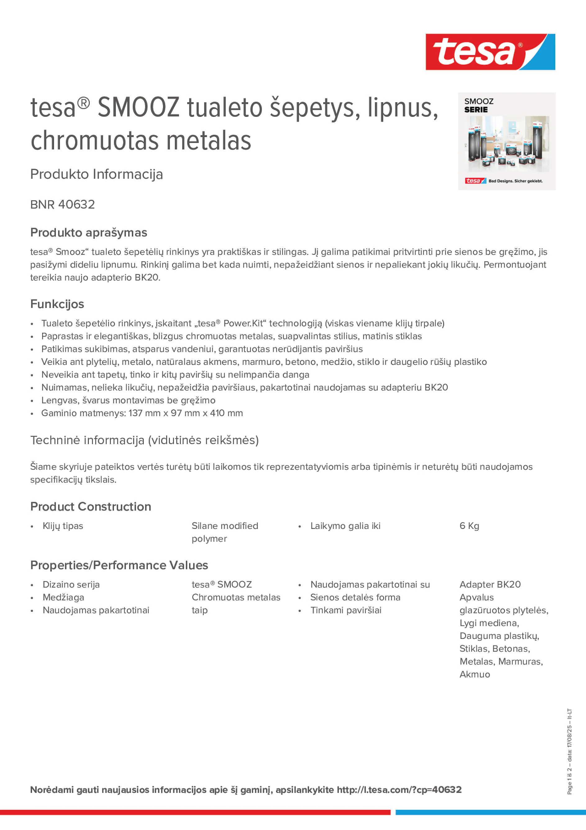 Product information_tesa® 40632_lt-LT