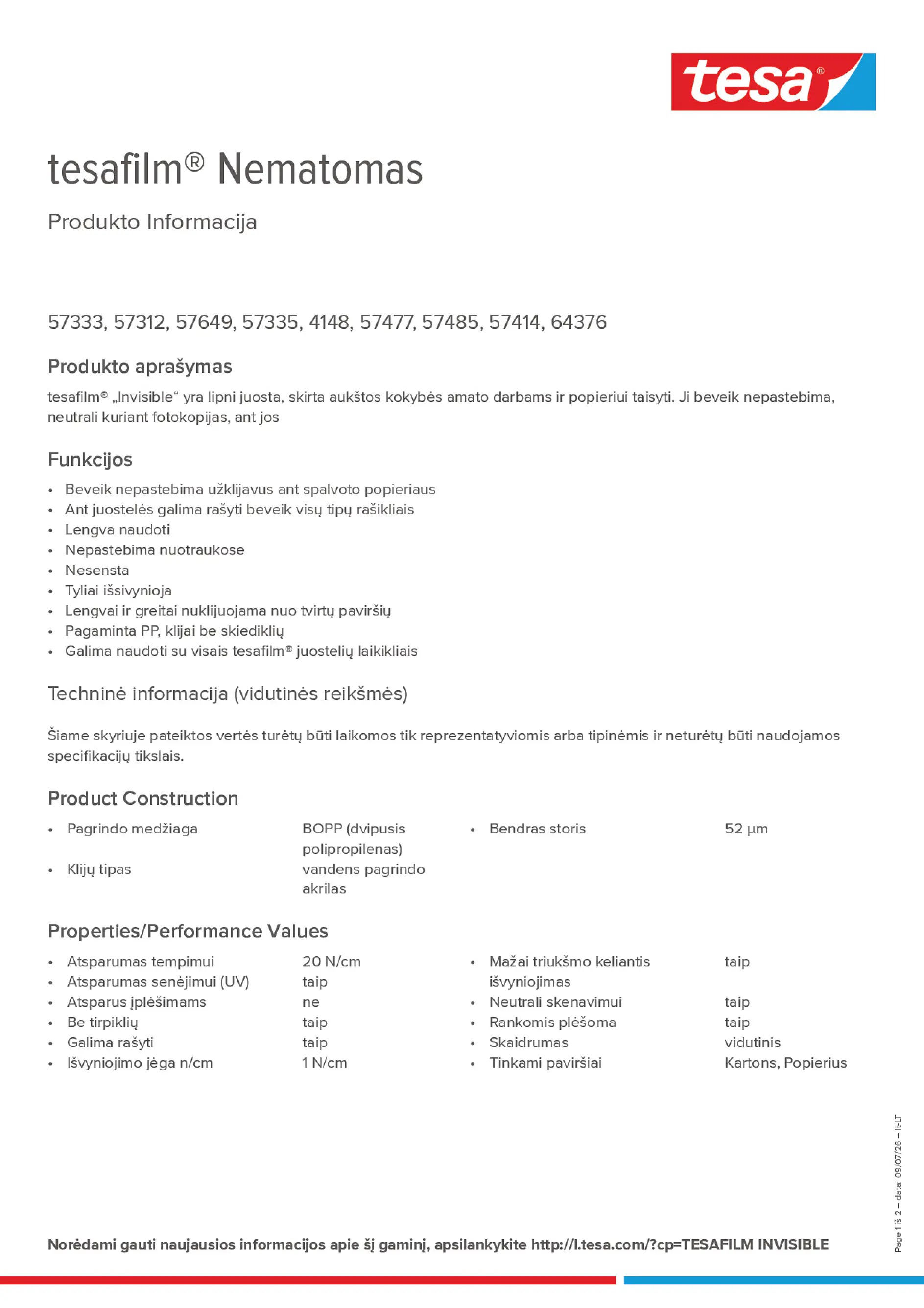 Product information_tesafilm® 4148_lt-LT